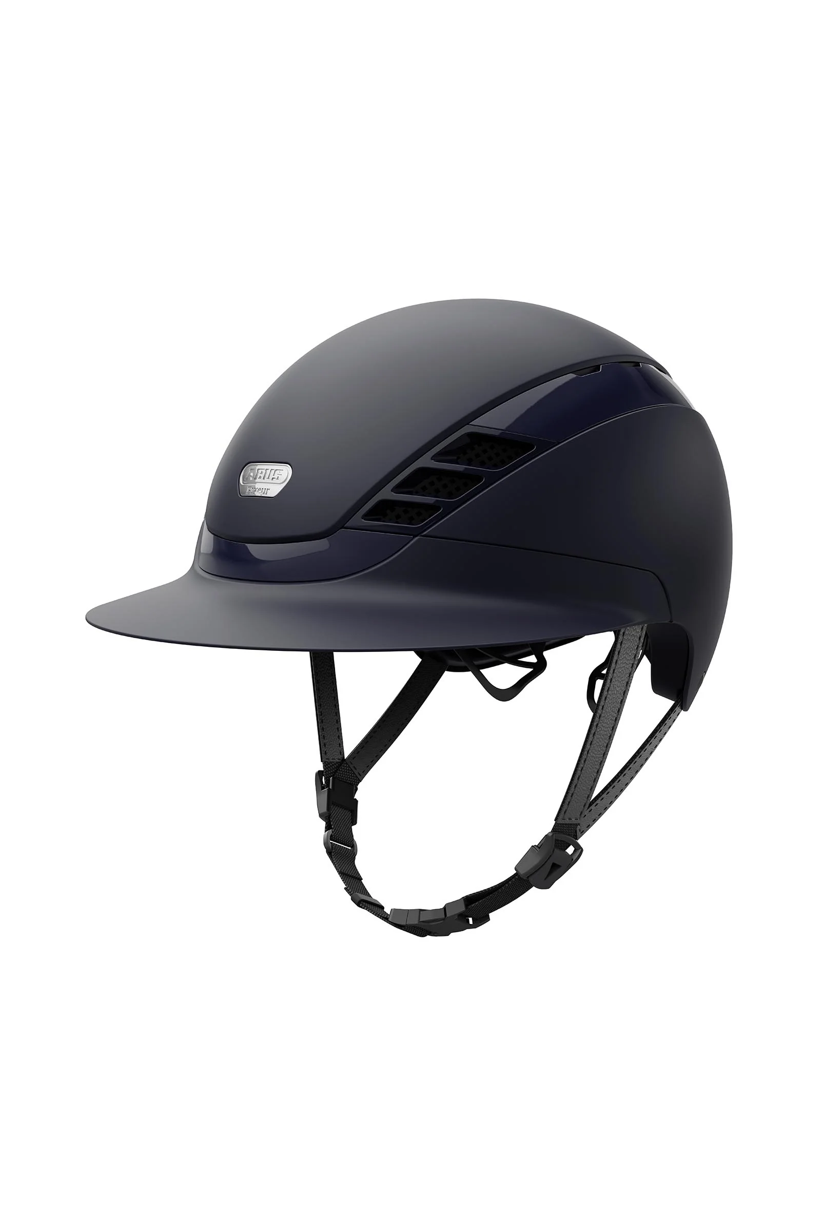 AirLuxe Pure Kask jeździecki z długim daszkiem Midnight Blue S
