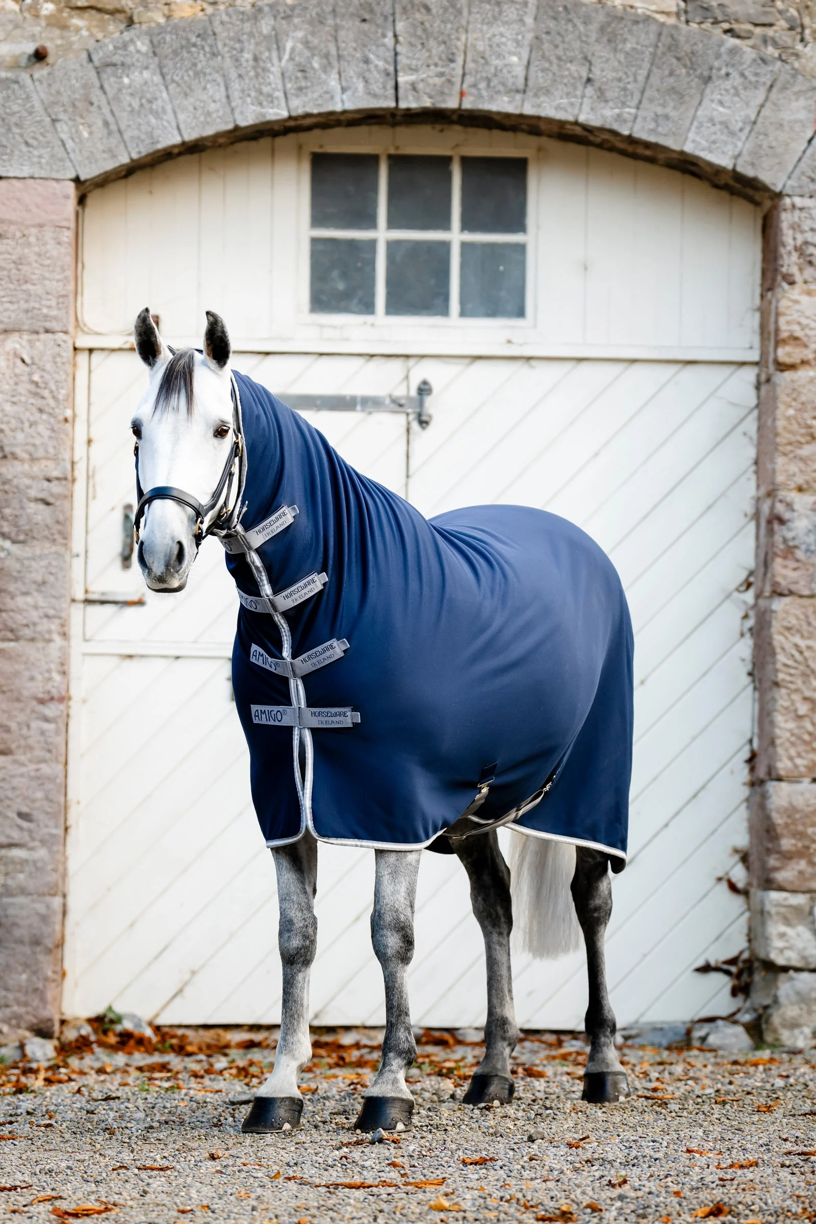 Amigo Jersey derka osuszająca ze zintegrowanym kapturem Navy/Titanium Grey & Silver 125