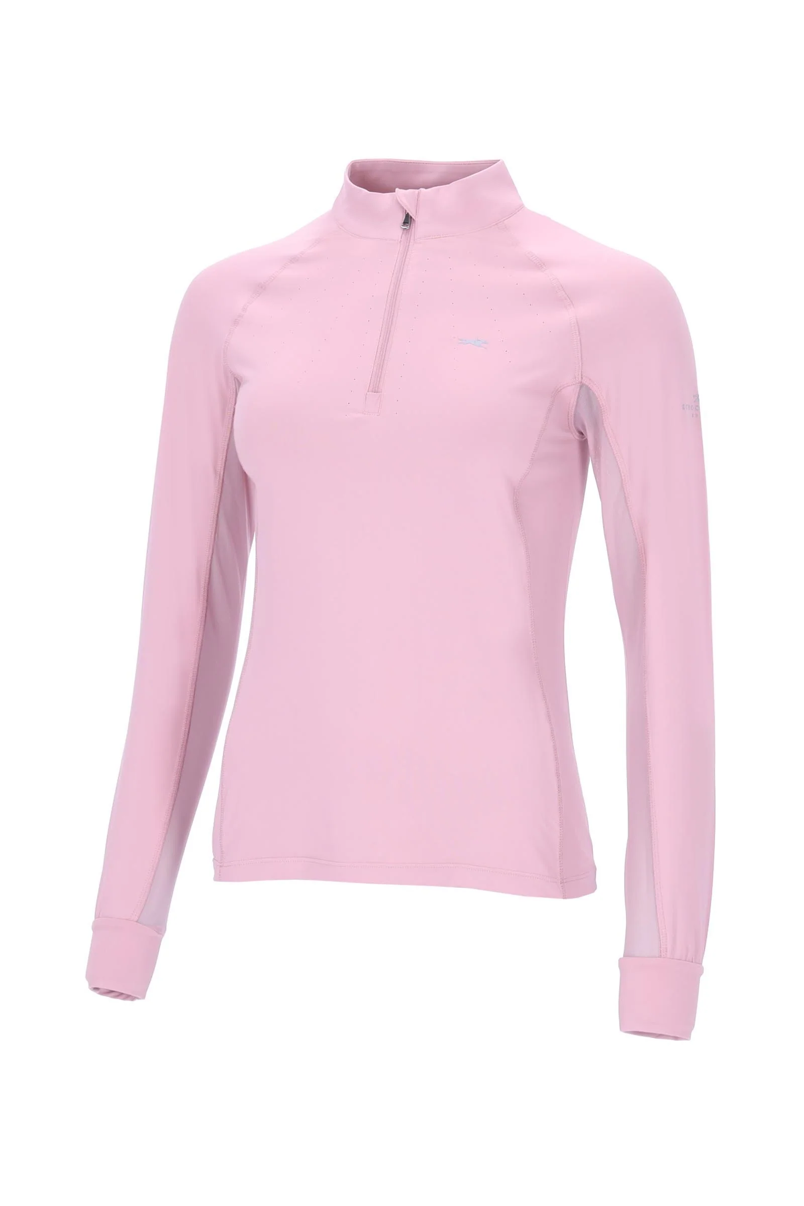 Angie Style damska koszulka treningowa z długim rękawem Powder Pink L