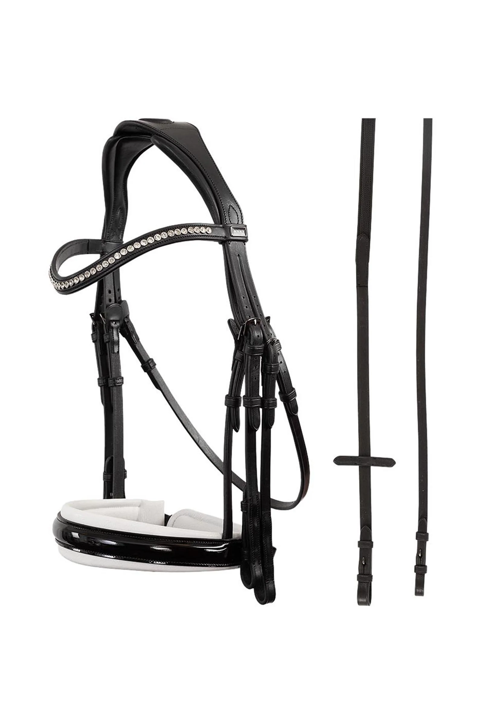 ANKY Comfort Fit Ogłowie Weymouth Black/White F