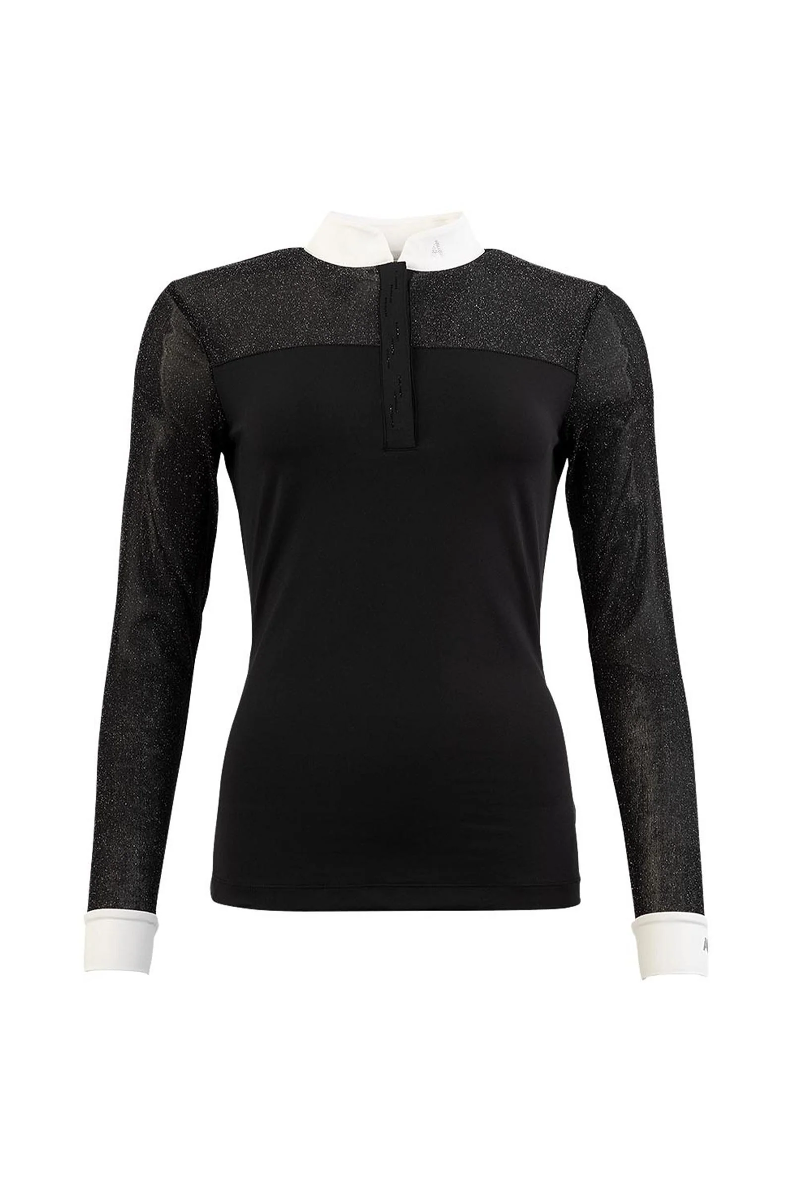 ANKY Competition Luminous Damska Koszula, Długi Rękaw Black S