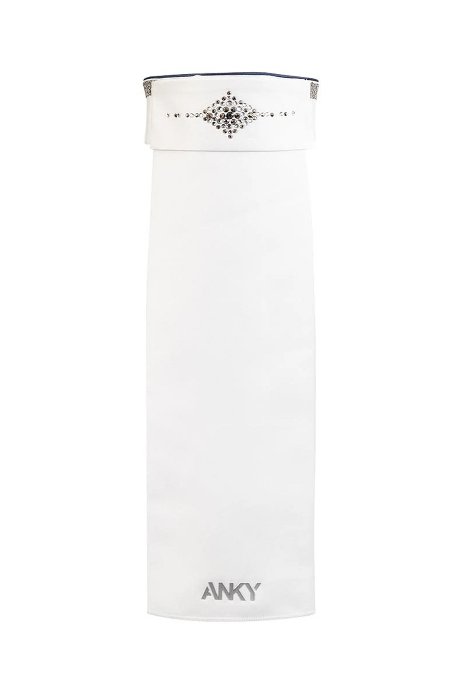 ANKY Competition Luminous Damski Plastron White/Navy S