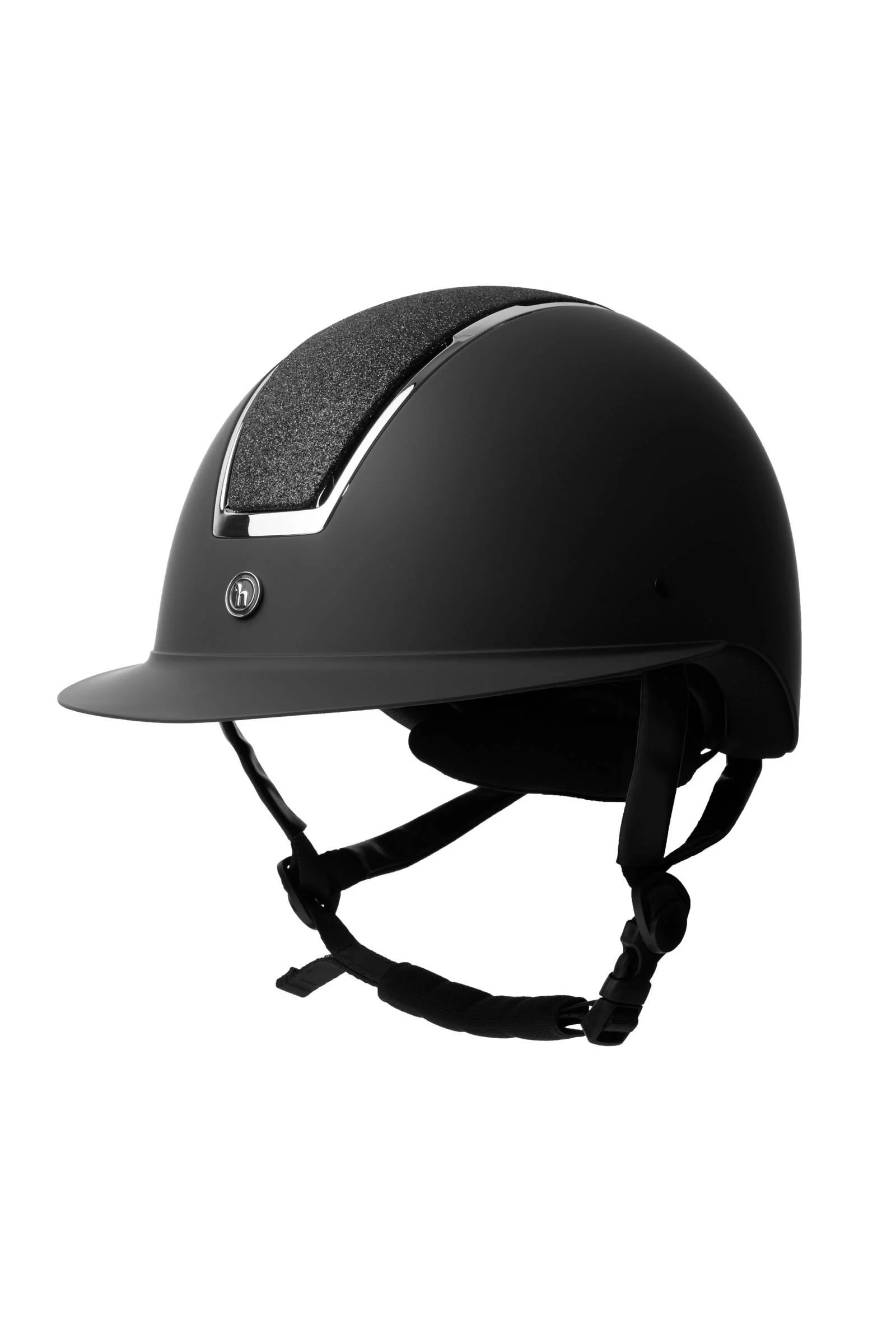 AURORA kask jeździecki Black/Black 58-60