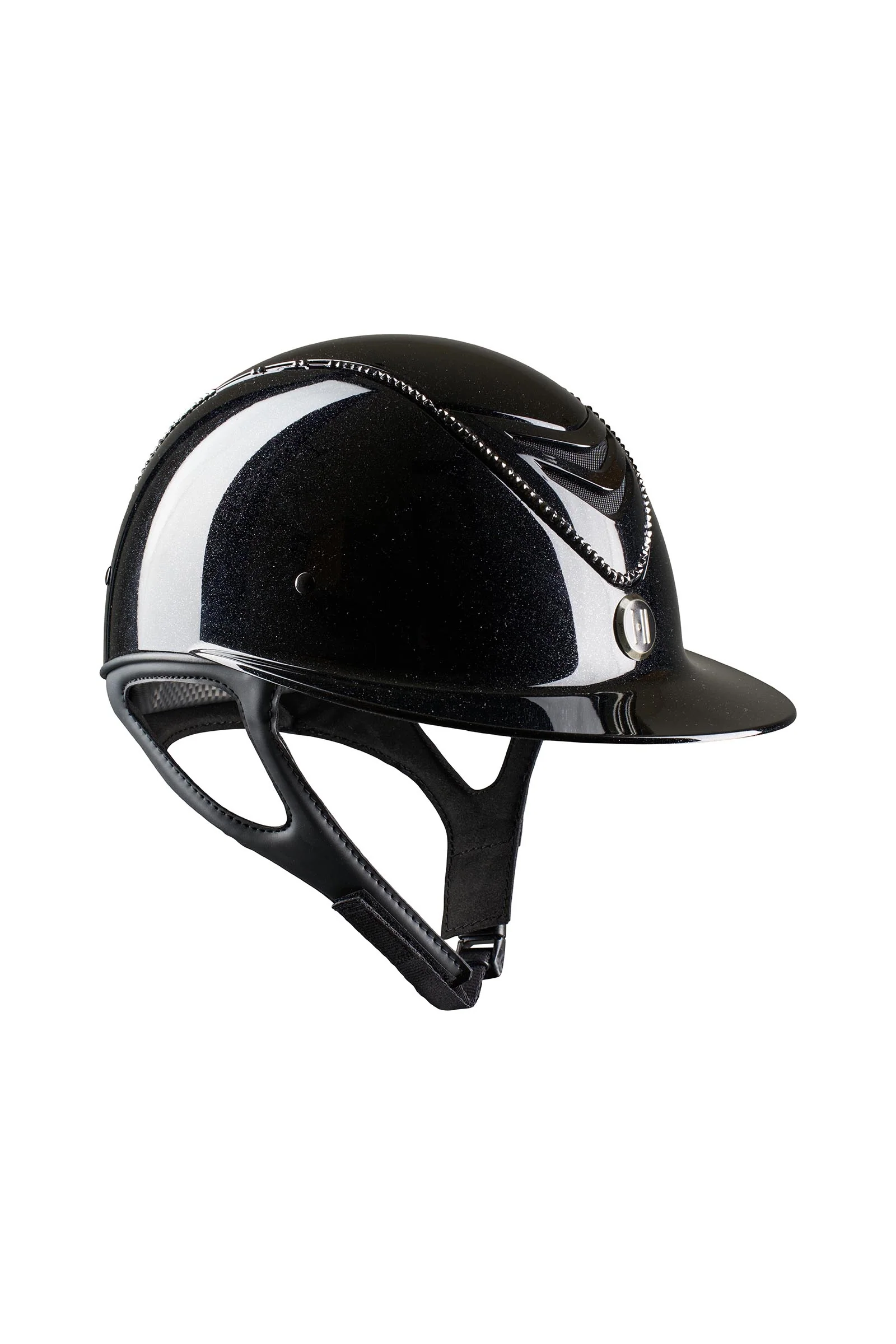 Avance Lux Shimmer Riding Helmet Black/ Black 1