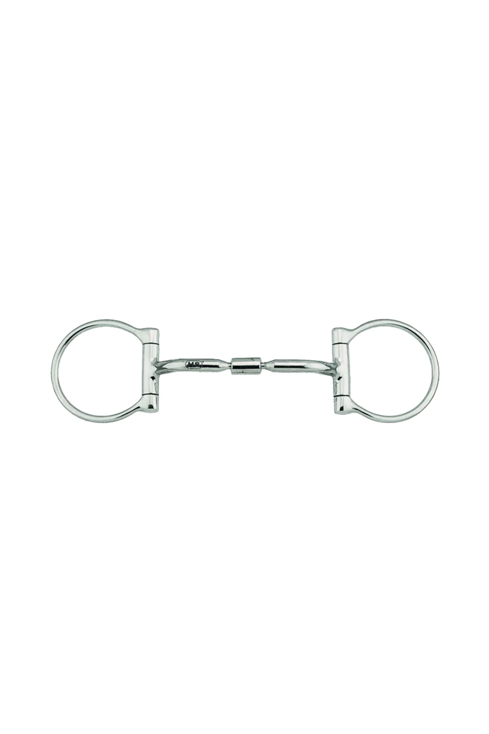 Wędzidło Billy Allen z rolką, podwójnie łamane, 11 mm, stal nierdzewna Metall 135 mm