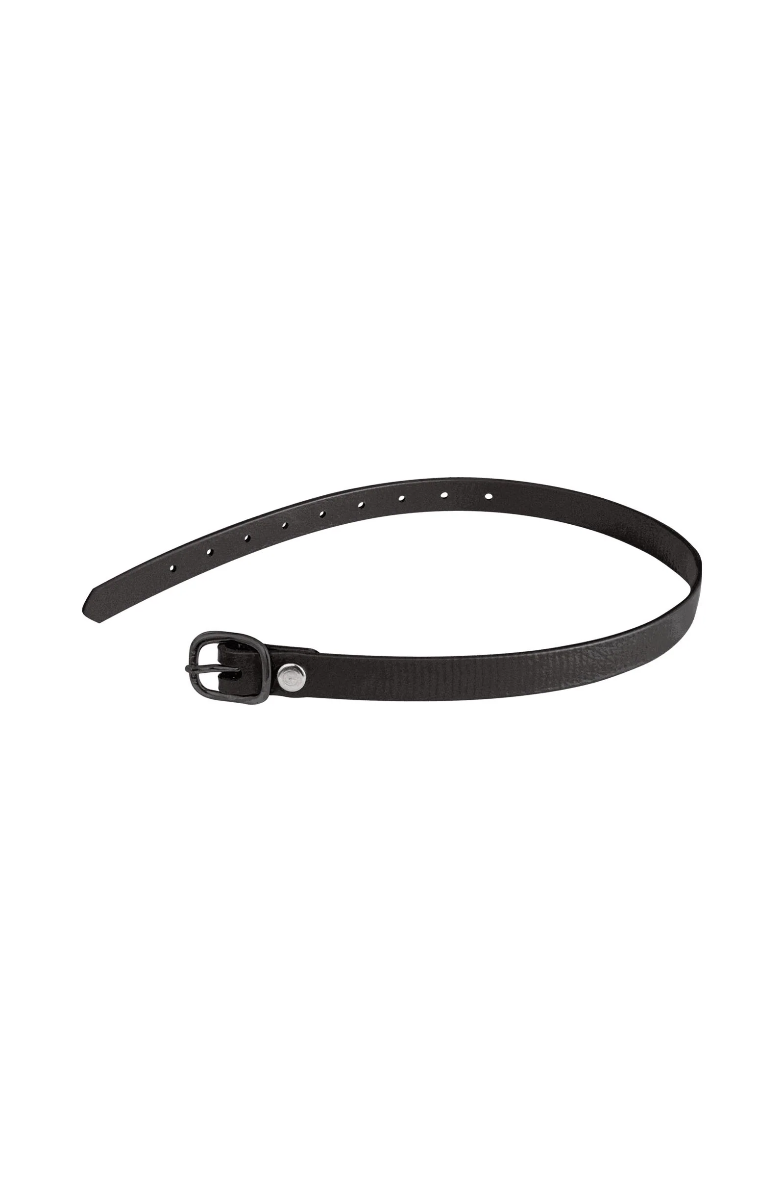 Paski do ostróg BioThane Black 45