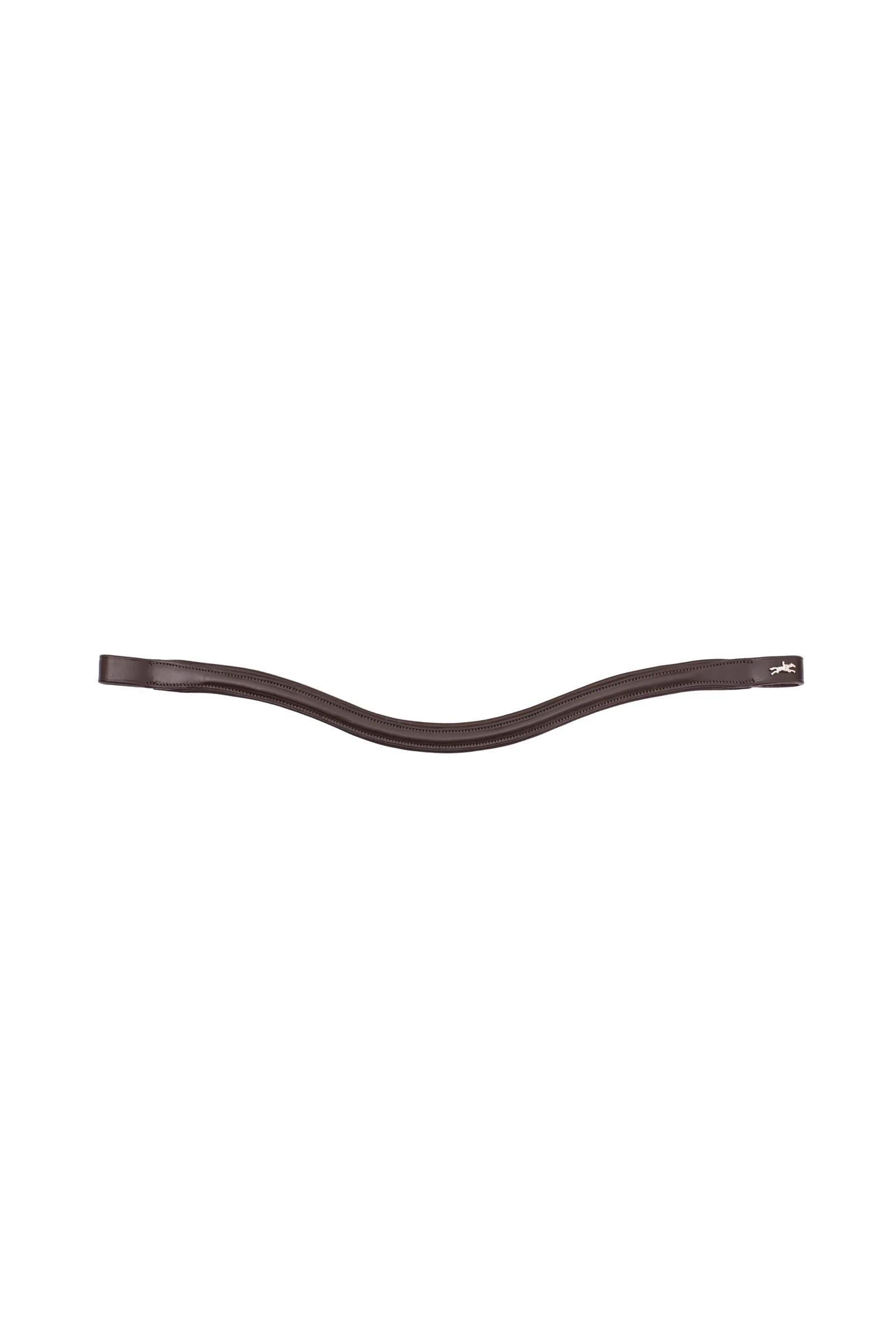 Naczółek Leather Select Dark Brown/Silver P