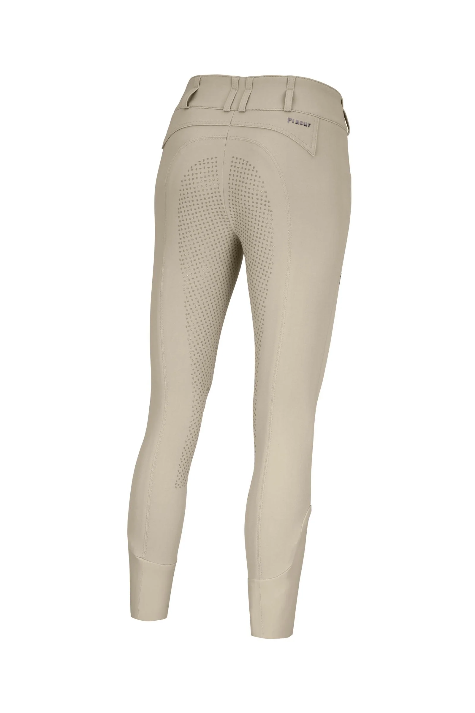 Candela SD damskie bryczesy z wysokim stanem i pełnym gripem Pearl Gray 40