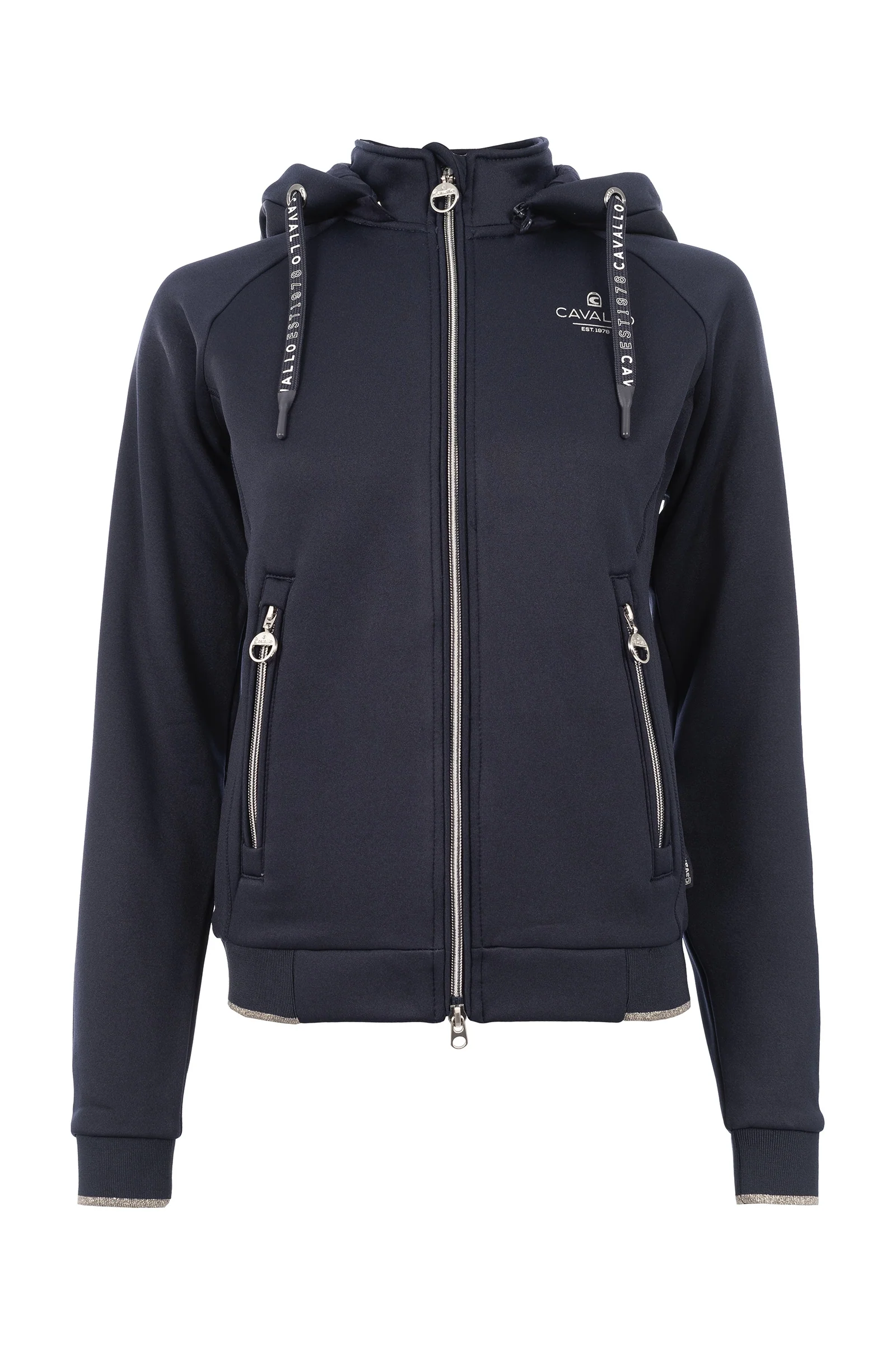 CAVALELISEA Women´s Fleece Jacket Dark blue 40