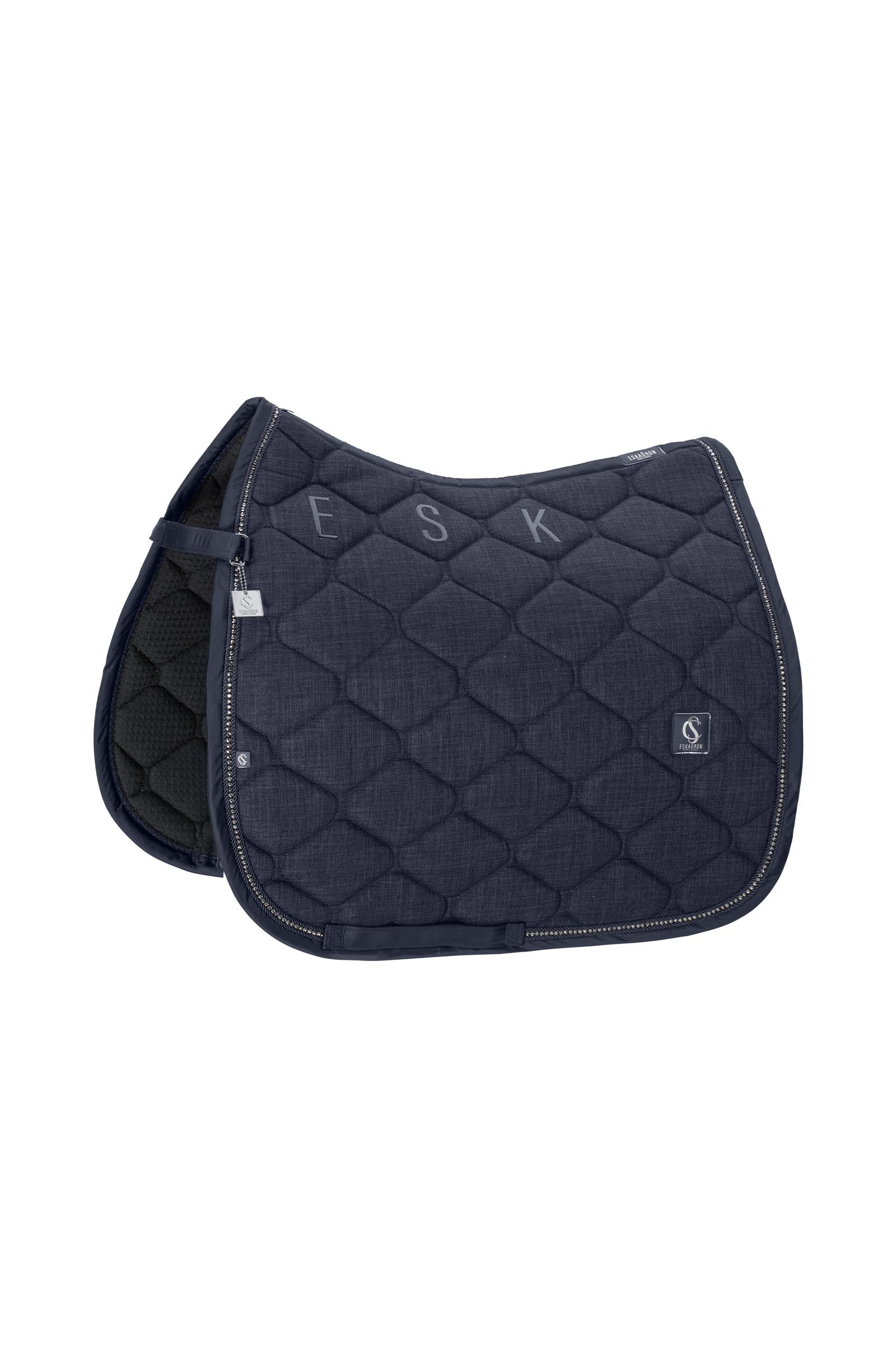 Classic Sport SS26 Bouclé Crystal czaprak ujeżdżeniowy Navy F
