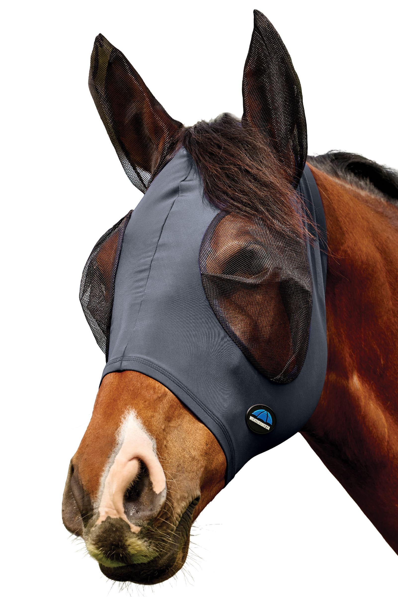 Comfitec Deluxe Stretch Maska przeciw muchom z uszami Charcoal/Black XS