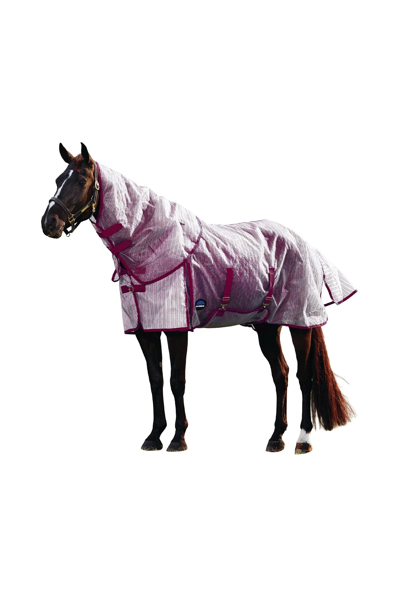 ComFiTec Ripshield Derka przeciw muchom z odpinaną szyją, 0 g White/Burgundy 135
