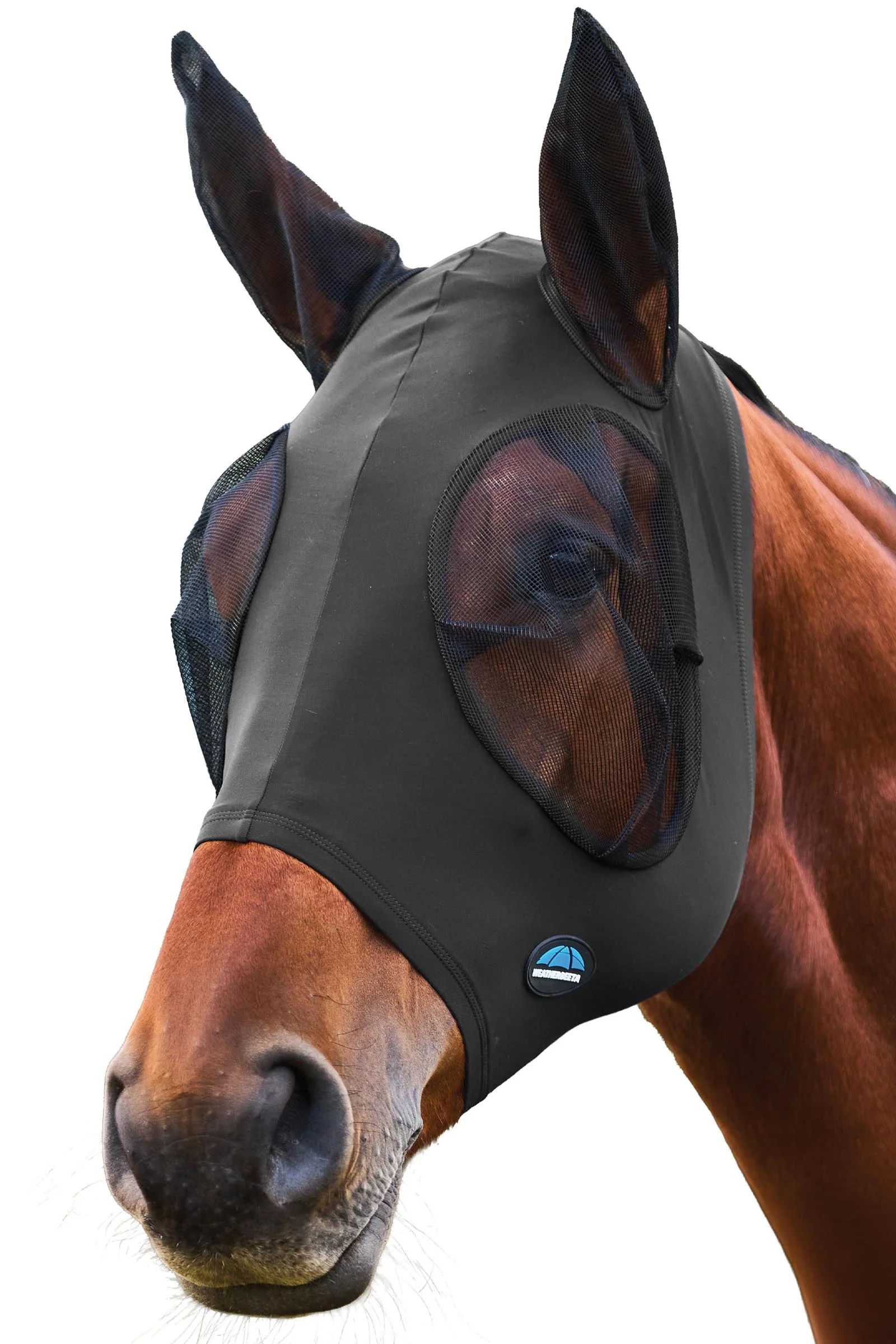Comfitec Stretch Maska przeciw muchom z uszami Charcoal/Black L