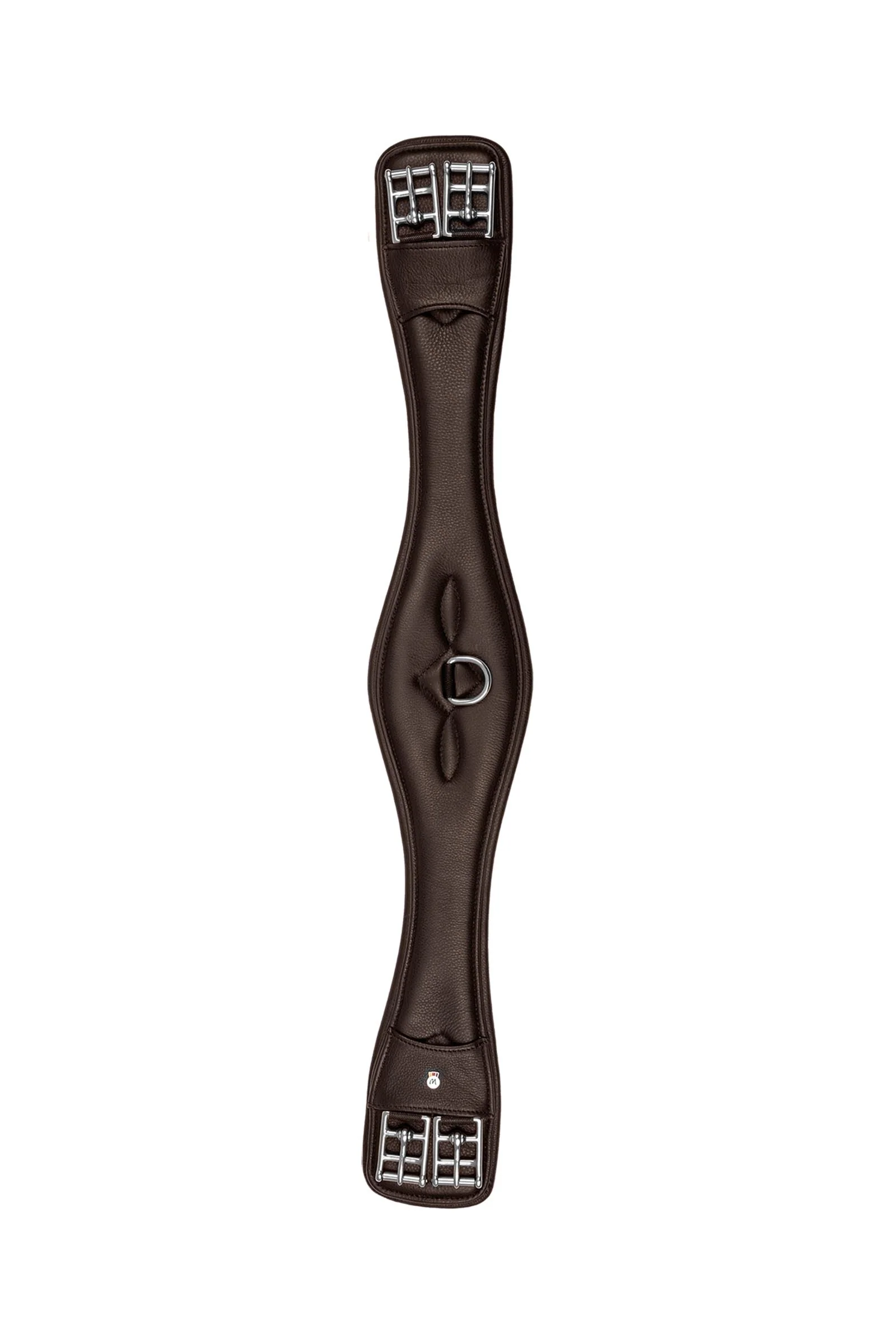 popręg skórzany Comfort, krótki Brown 50 cm
