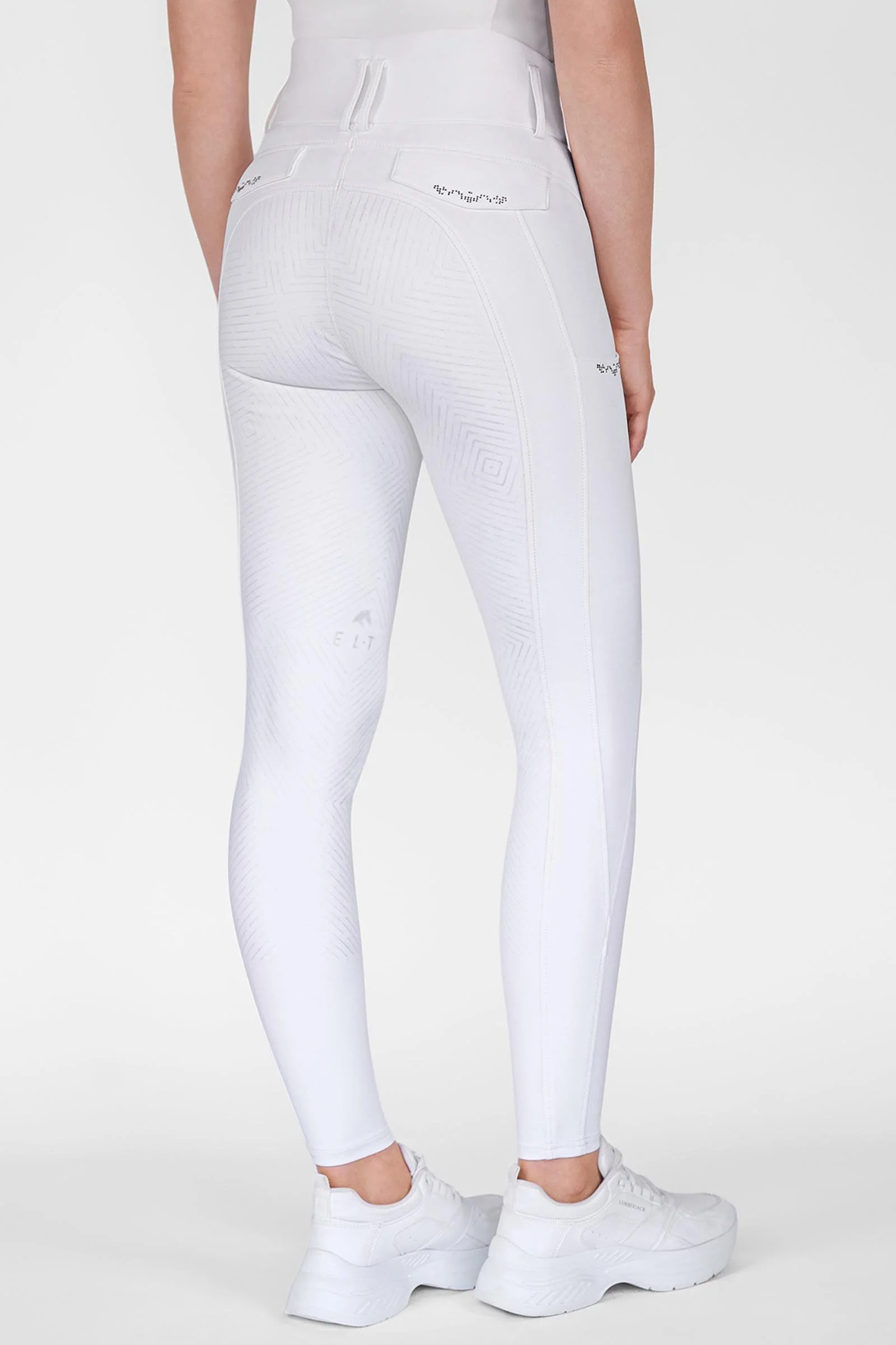 Comfort Ride Glam damskie bryczesy full grip White 34