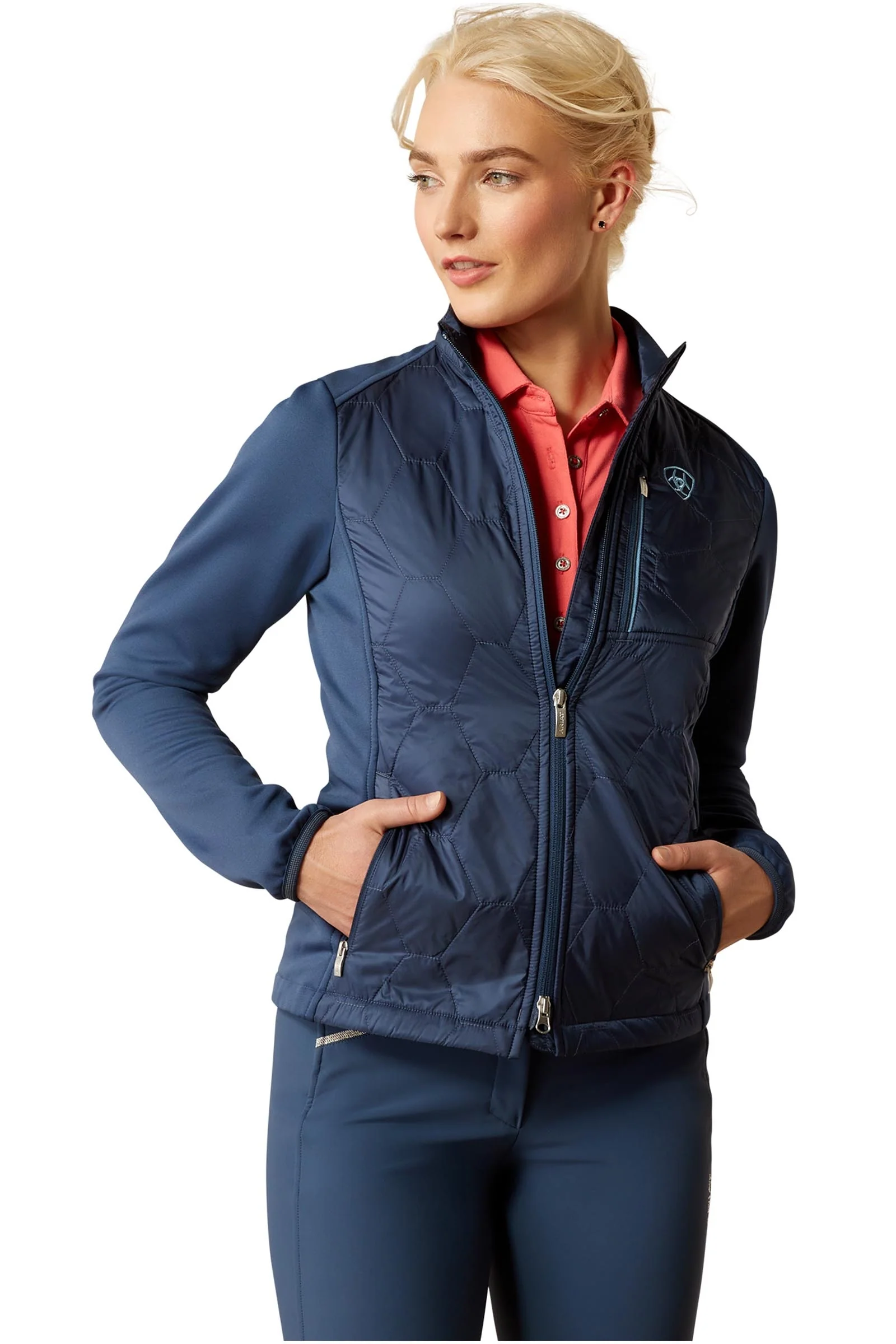 Fusion damska ocieplana kurtka Dark Denim L