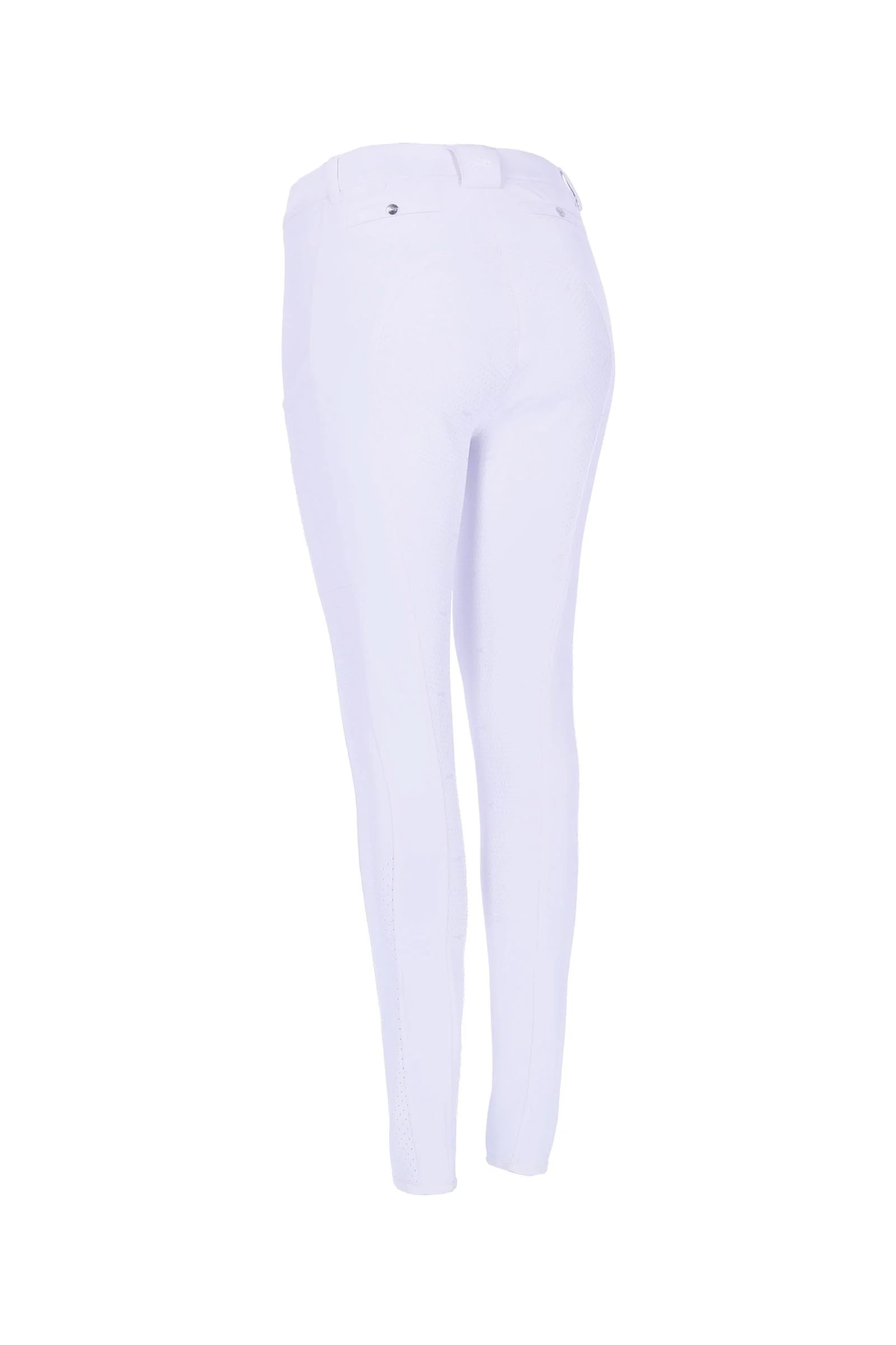 Air Sporty Pro damskie bryczesy z pełnym lejem silikonowym White 34