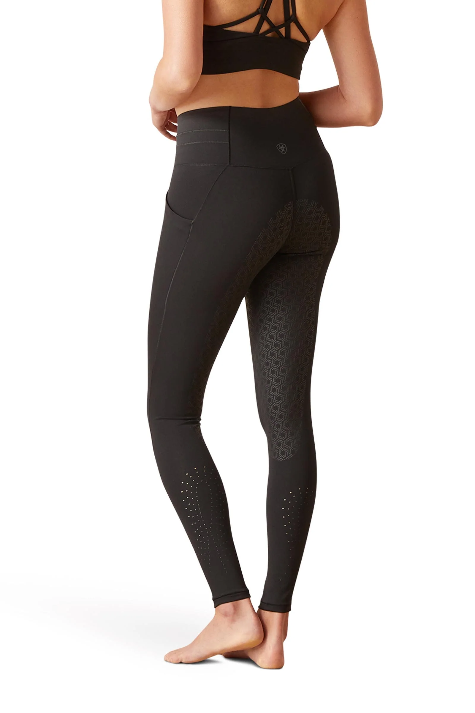 Eos 2.0 Damskie legginsy jeździeckie z pełnym gripem Black L