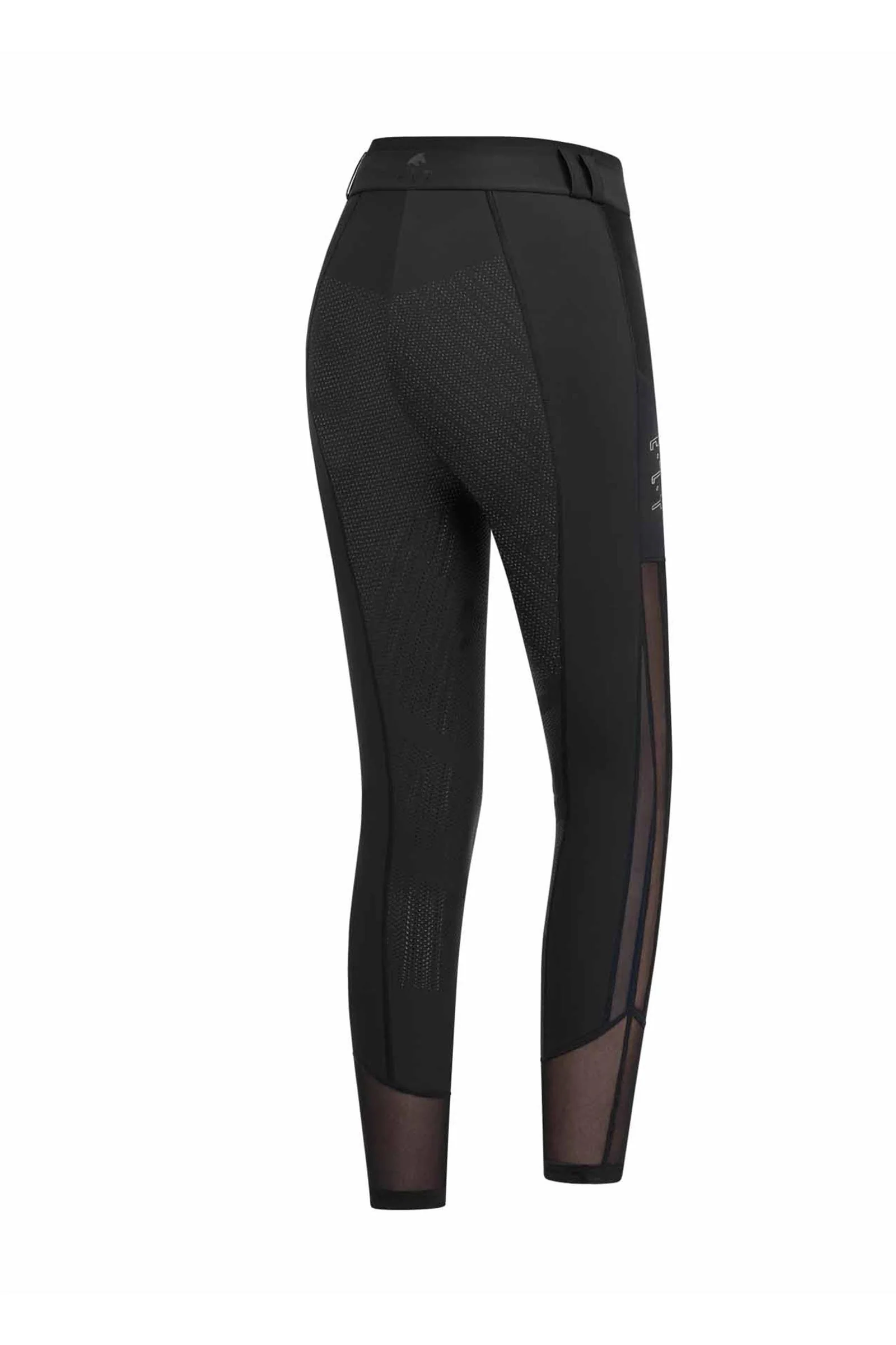 Nina Damskie Legginsy Jeździeckie Treggings Black 46