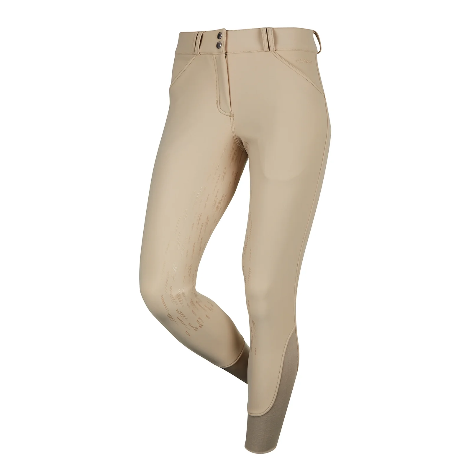 Wodoodporne damskie bryczesy Drytex z pełnym lejem Beige 46