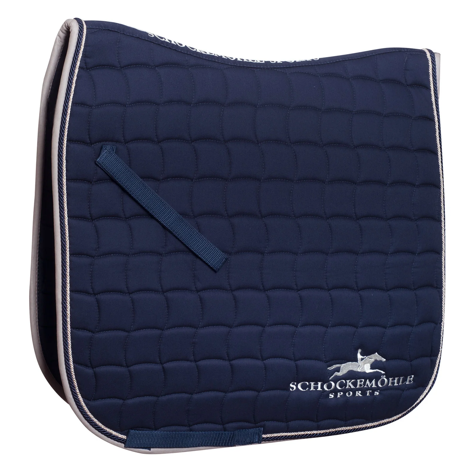 Czaprak ujeżdżeniowy Schockermöhle Sports Dynamite DL, z logo Navy/Stone grey F