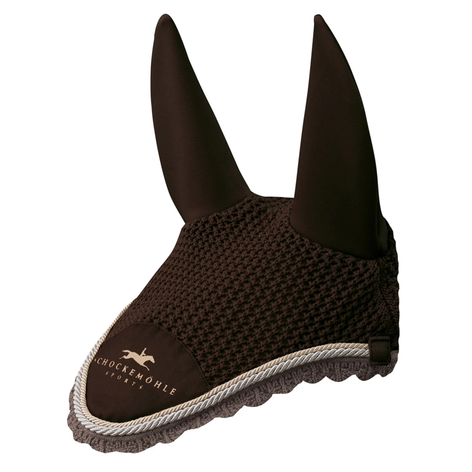 Nauszniki Dynamite z logo Dark Brown F
