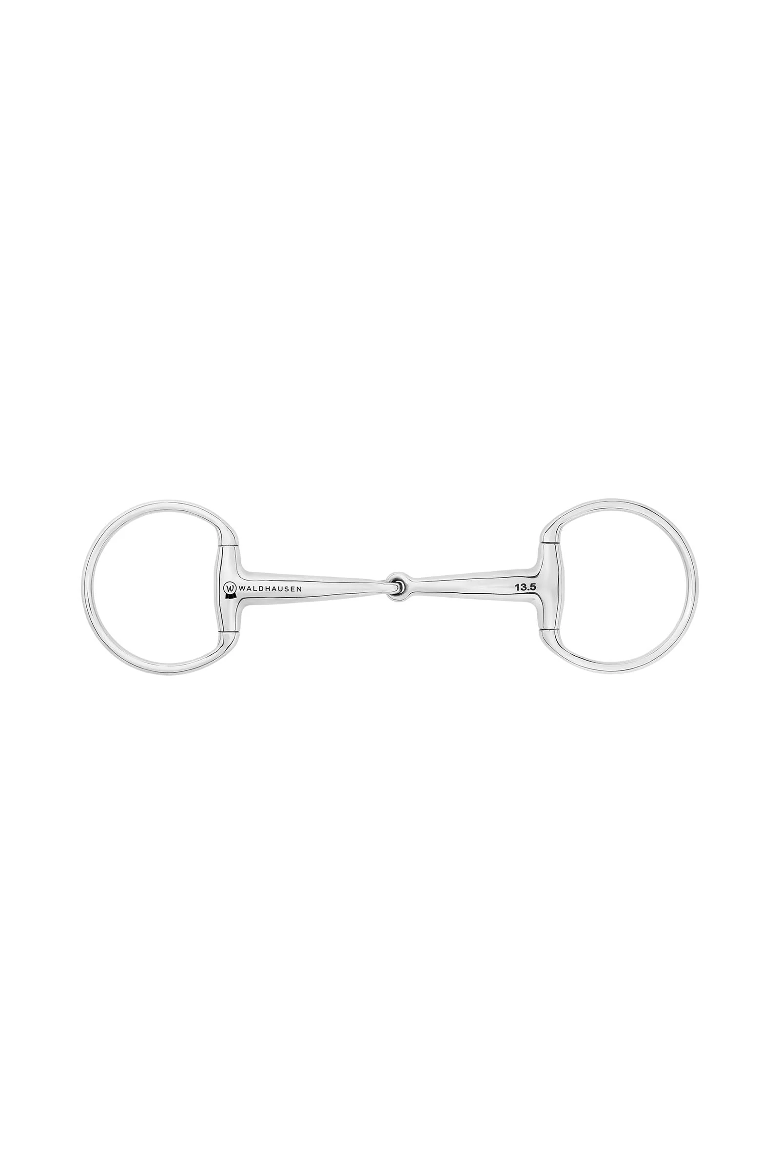 Wędzidło oliwkowe anatomiczne, pojedynczo łamane, stal nierdzewna, 16 mm No Color 145 mm