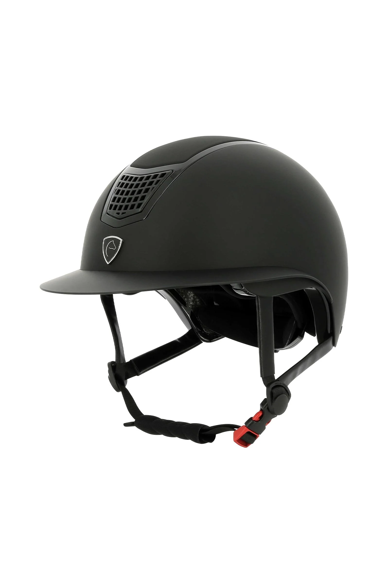 Kask Airy L, szeroki daszek Black/Black 53-55