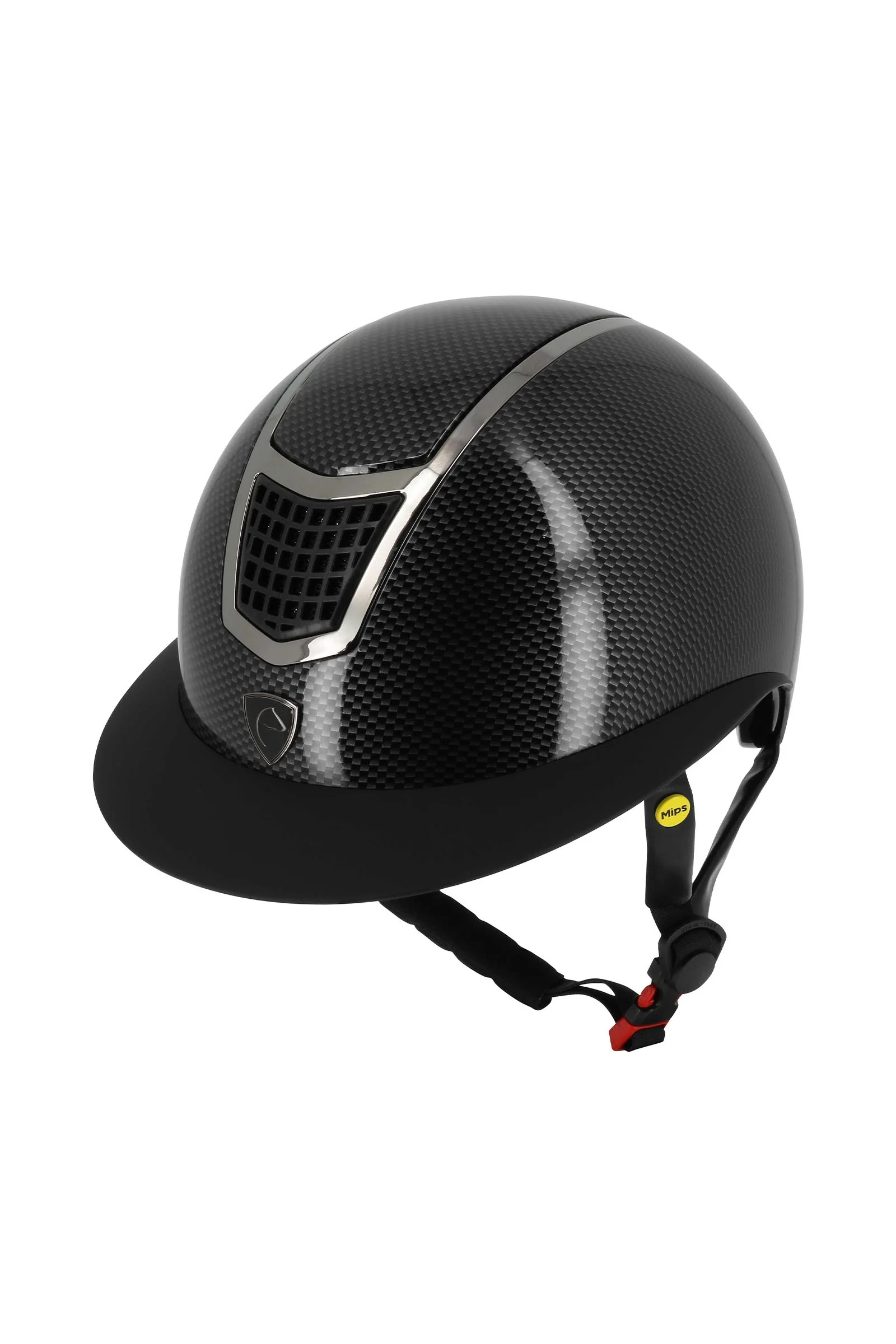 Kask Airy LM, szeroki daszek, MIPS Black/Silver 56-58