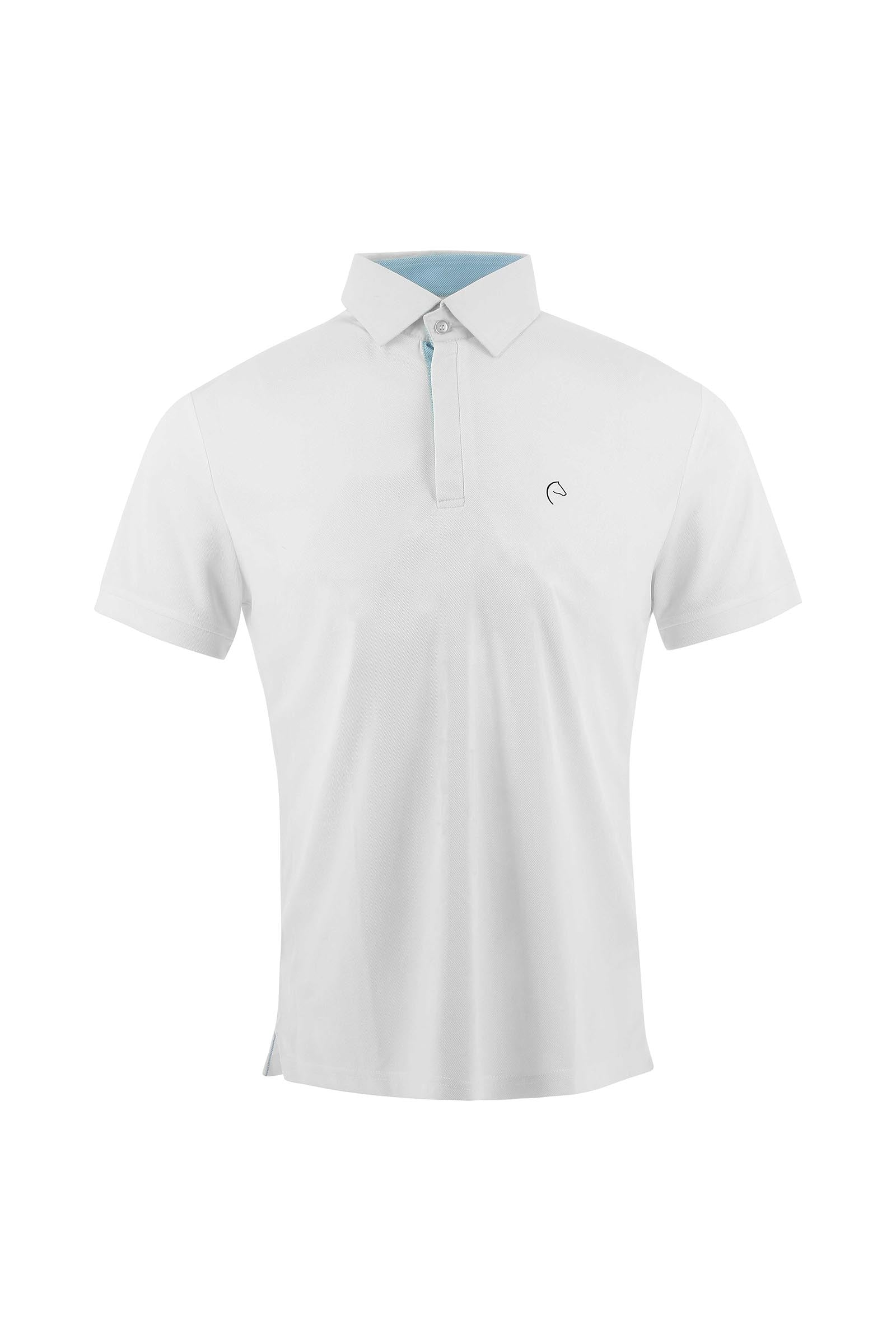 Edy męska mesh koszulka konkursowa polo White M