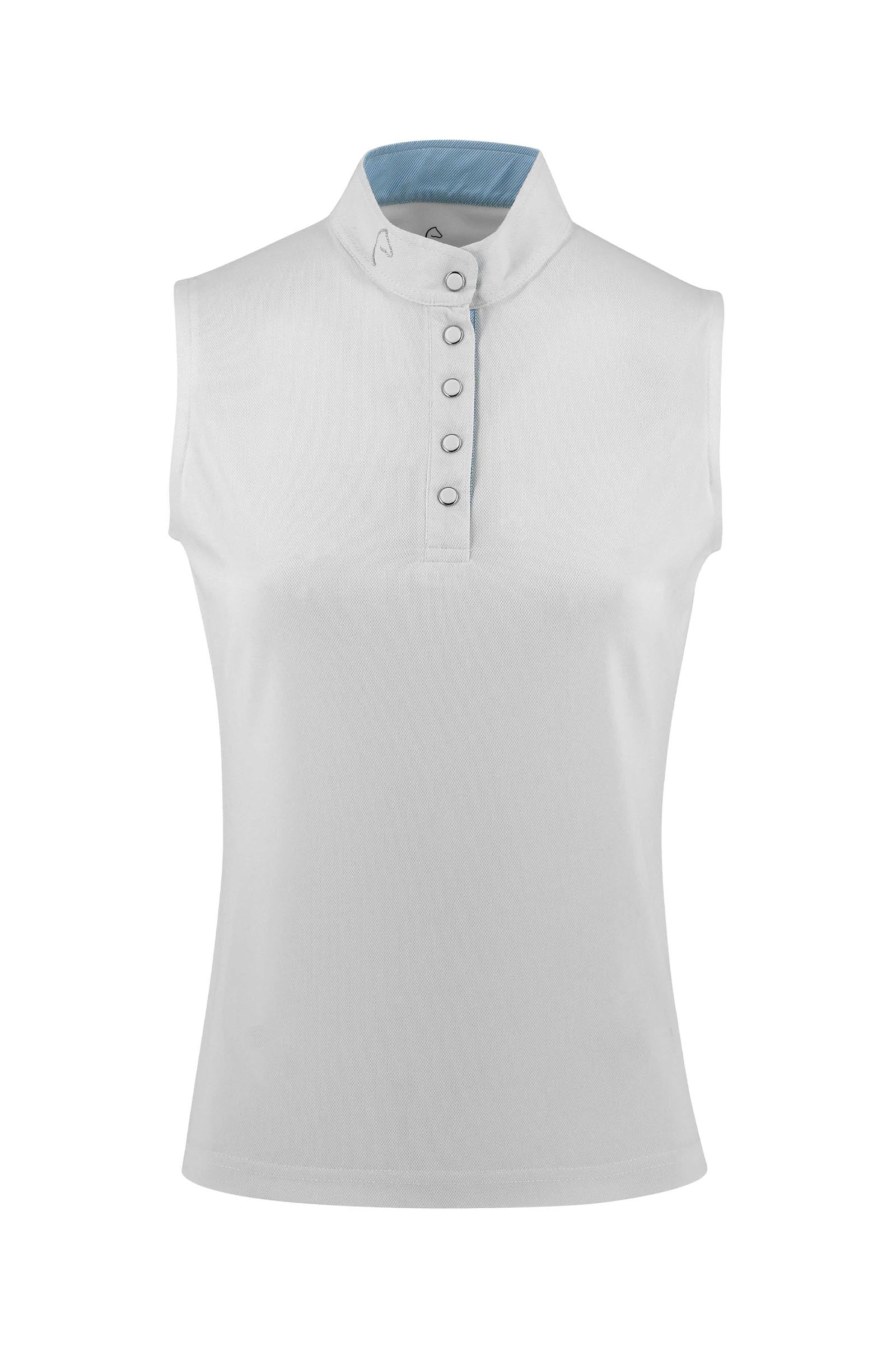 Molly damska mesh koszulka konkursowa polo White XL