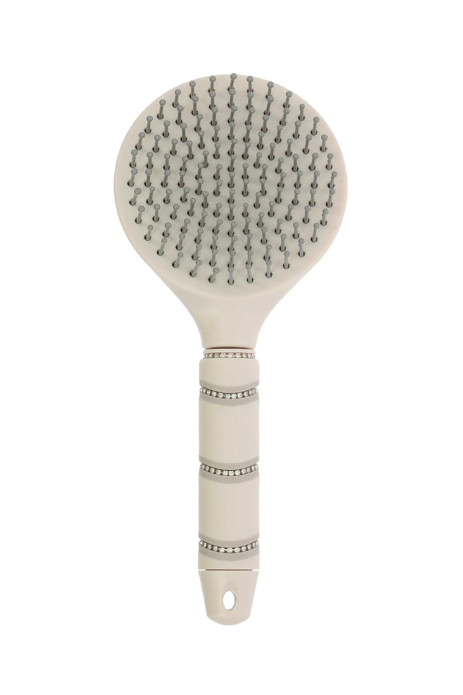 Strass Je t'aime szczotka do grzywy Beige Rozmiar uniwersalny