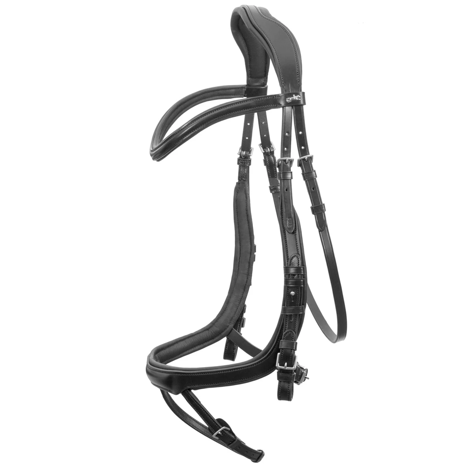 Ogłowie Equitus Alpha Black/Silver X-Full