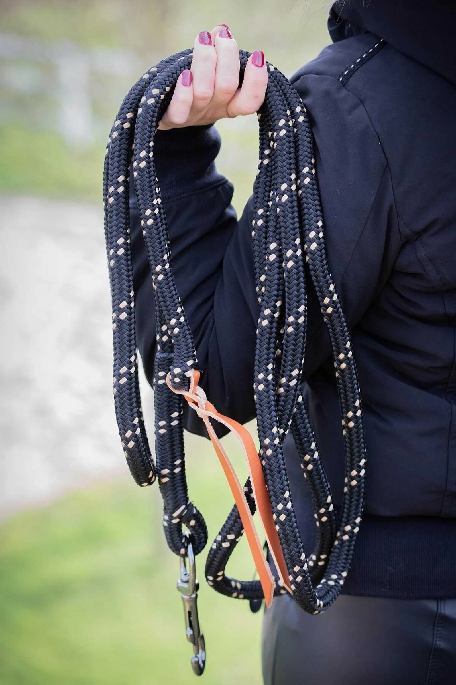 Uwiąz etologiczny (3,5 m) Black/Caramel 350