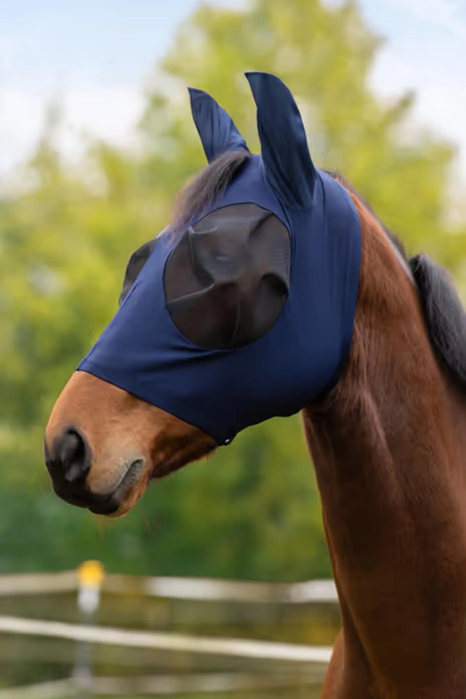 Maska przeciw owadom FinoStretch z zamkiem Blue P