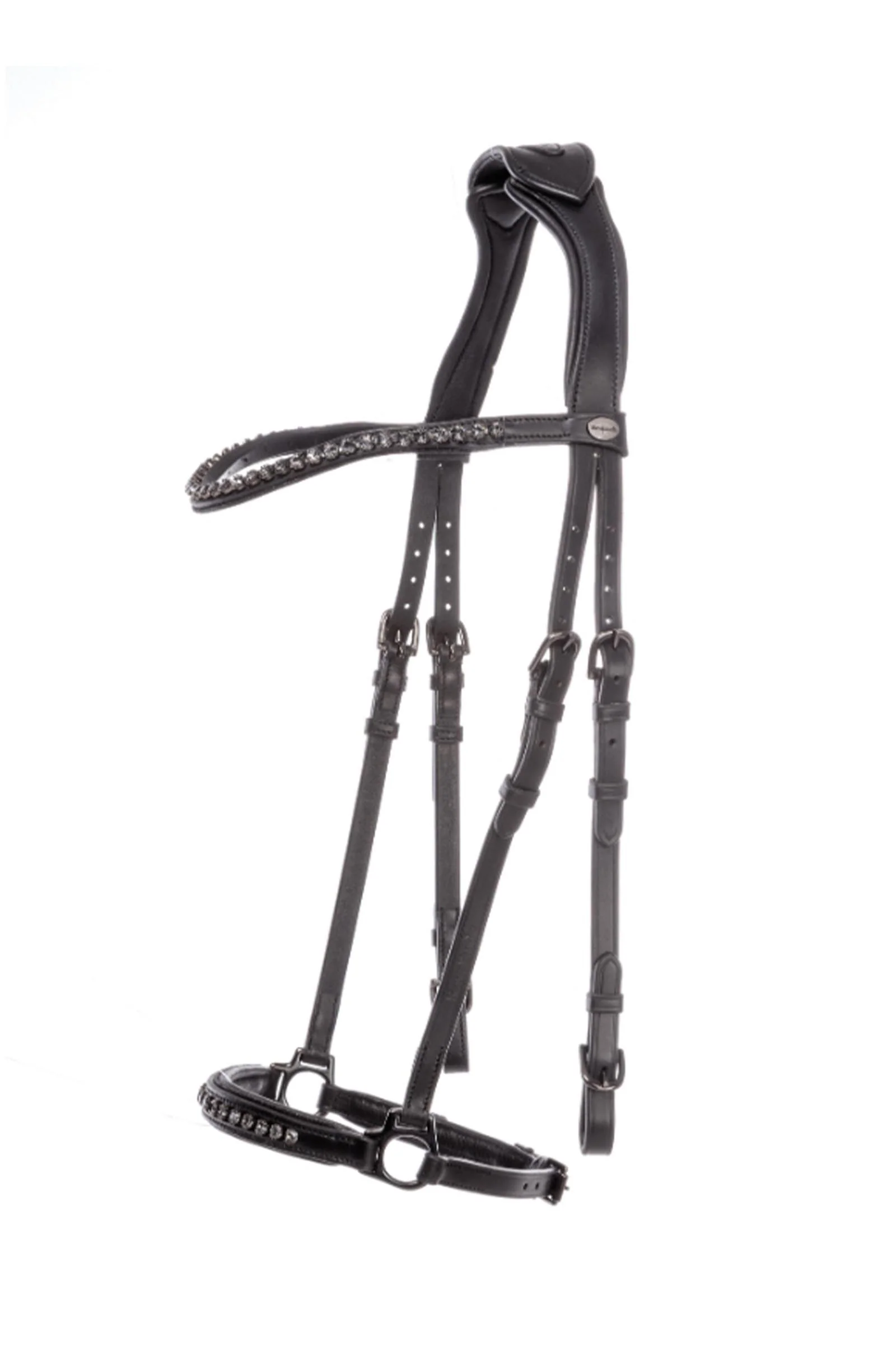 Freya ogłowie islandzkie Black/Black S