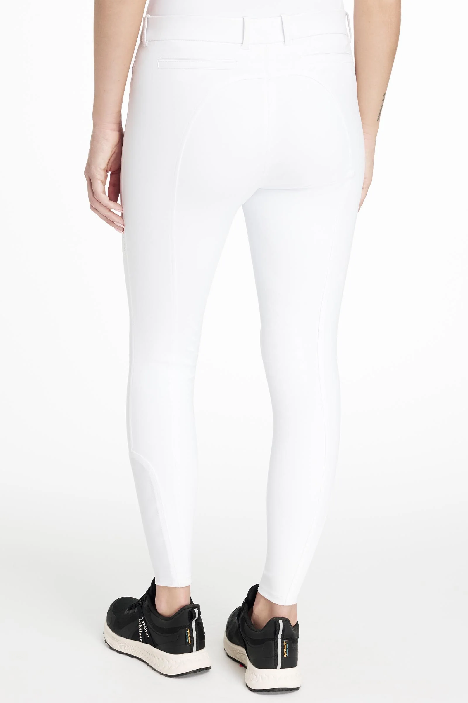 Damskie bryczesy Imogen z gripem kolanowym White 44