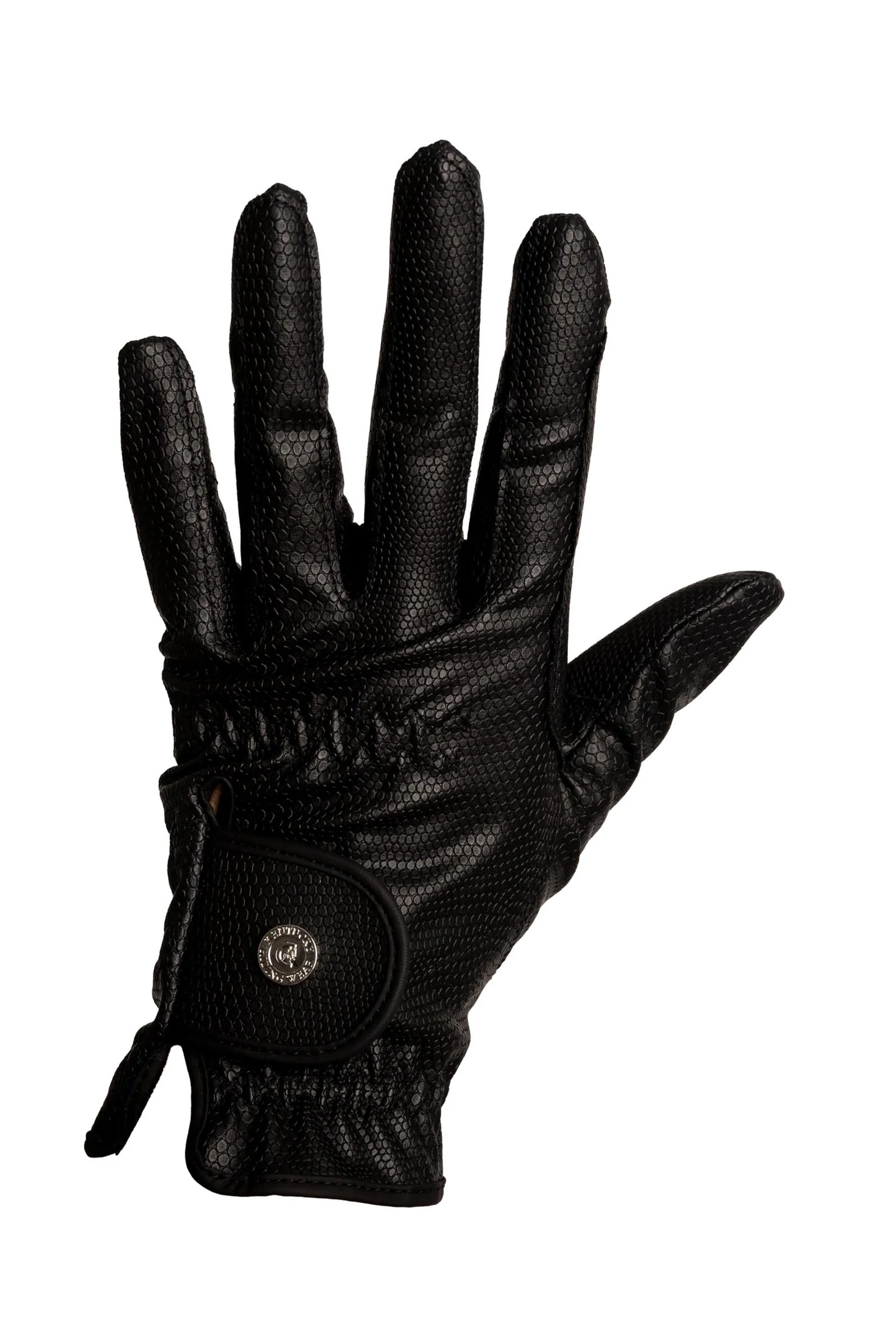 Kentucky Horseware rękawiczki jeździeckie Grip Black 6,5