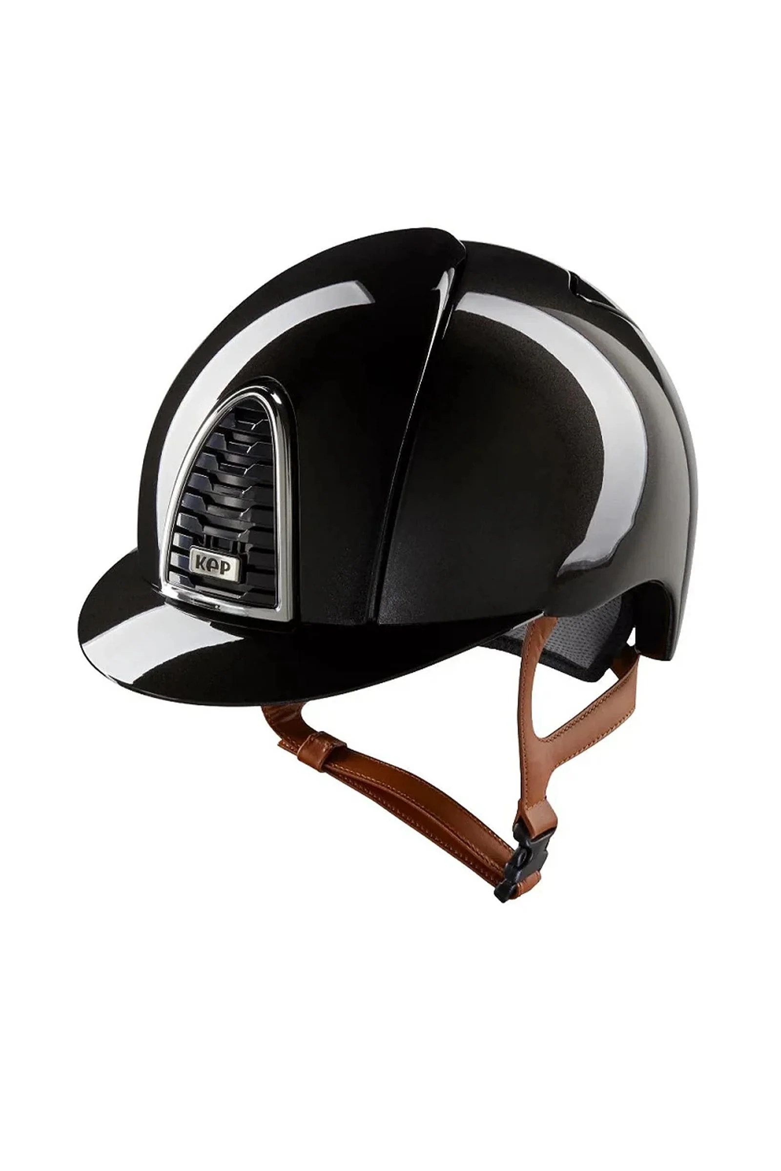 KEP Cromo 2.0 Shine/Beige Polo kask jeździecki, kompatybilny z aplikacją Black/Beige 059-x-062