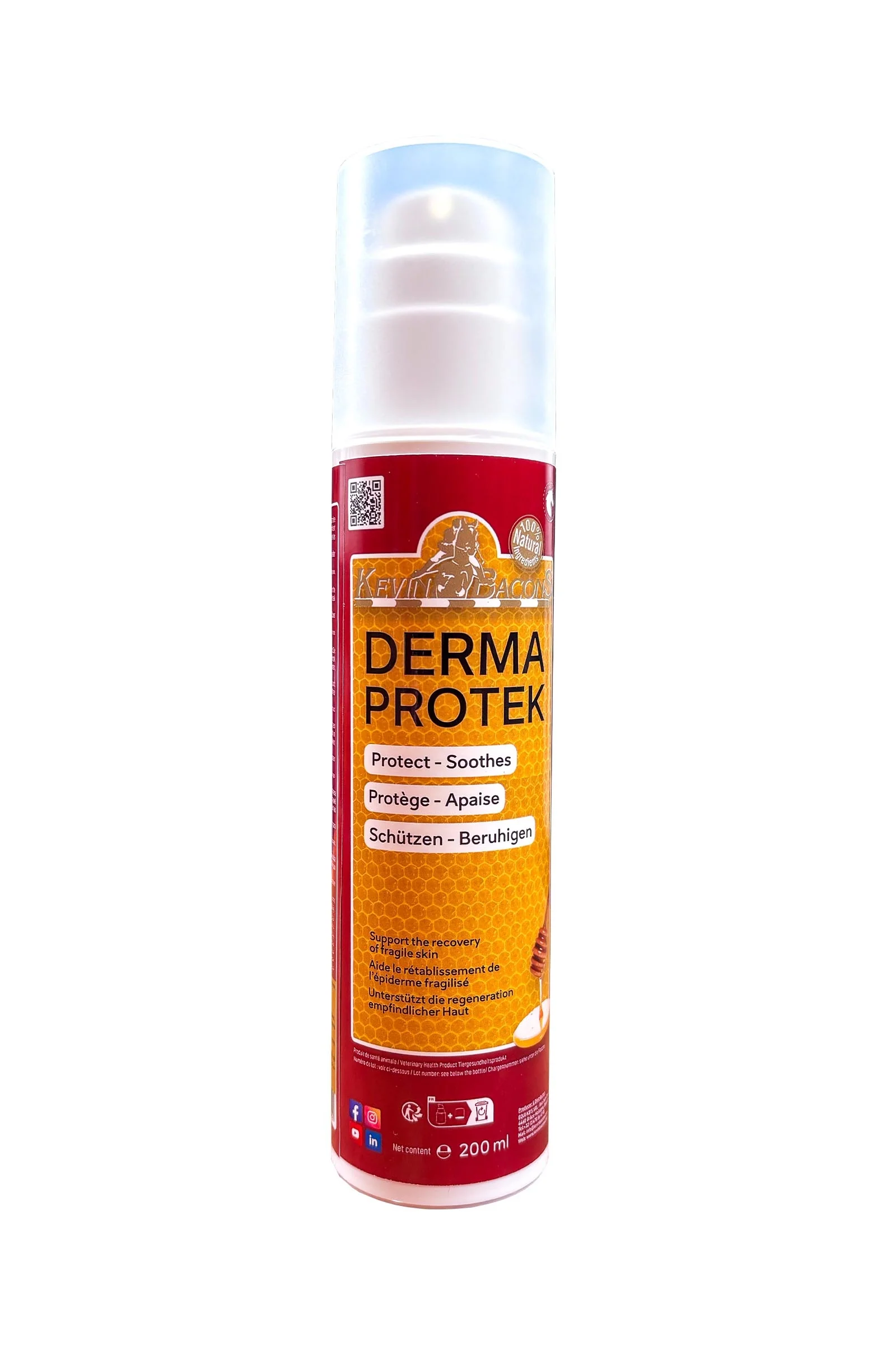 Kevin Bacon's Derma Protek, ochrona skóry, 200 ml No Color 200