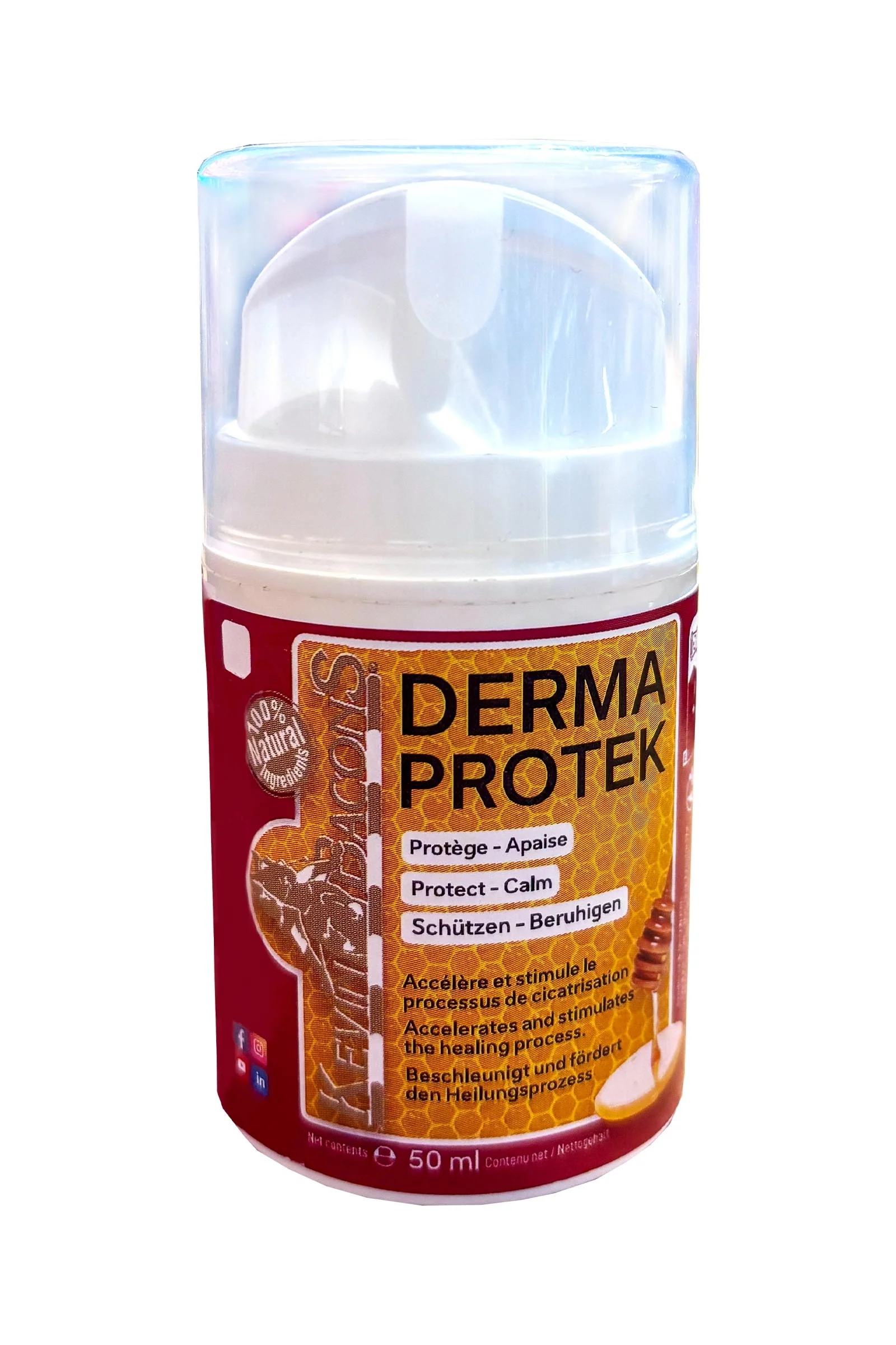Kevin Bacon's Derma Protek, ochrona skóry, 50 ml No Color 50