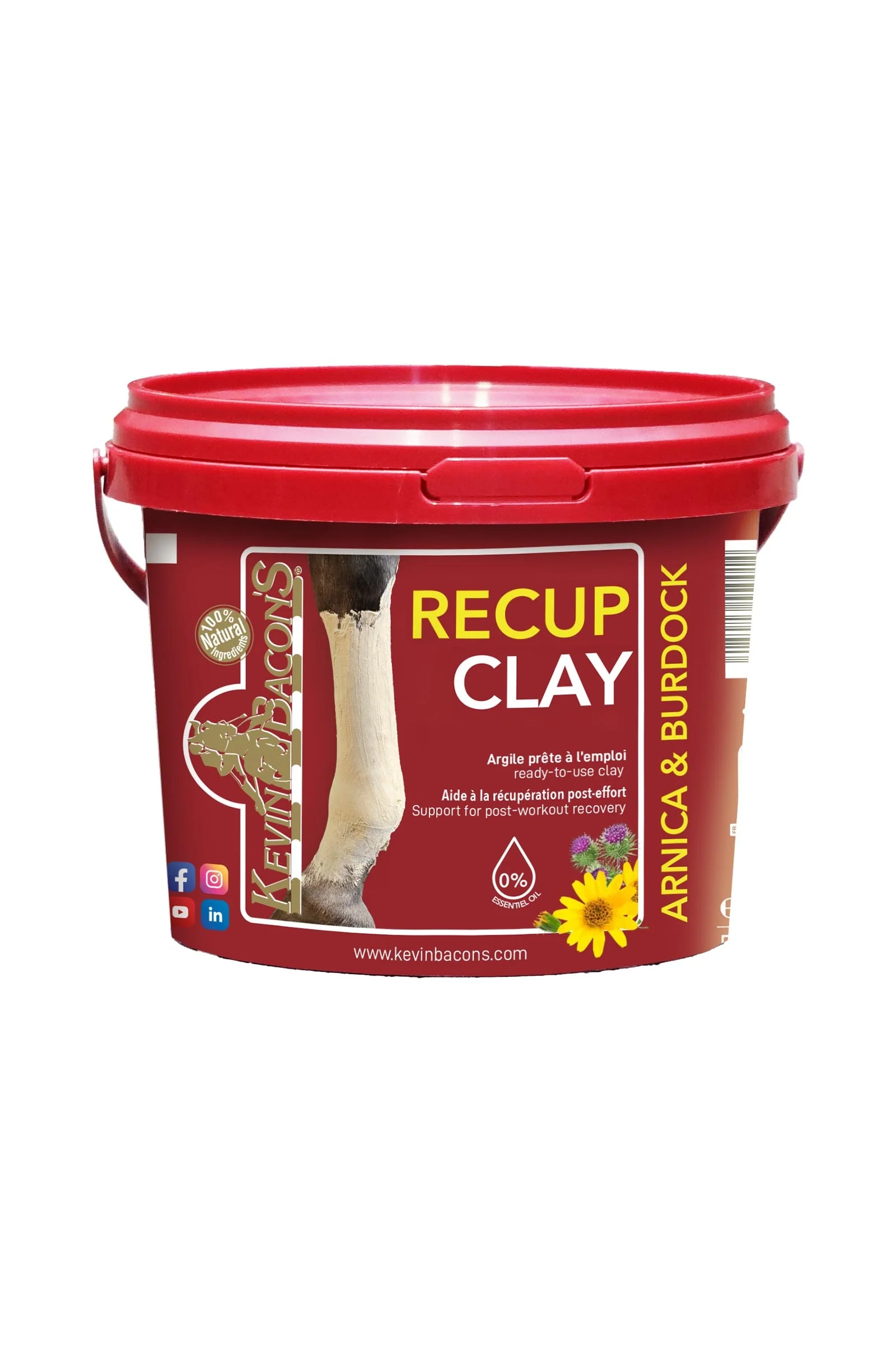 Kevin Bacon's Recup Clay, regenerująca glinka, 1,5 kg No Color 15