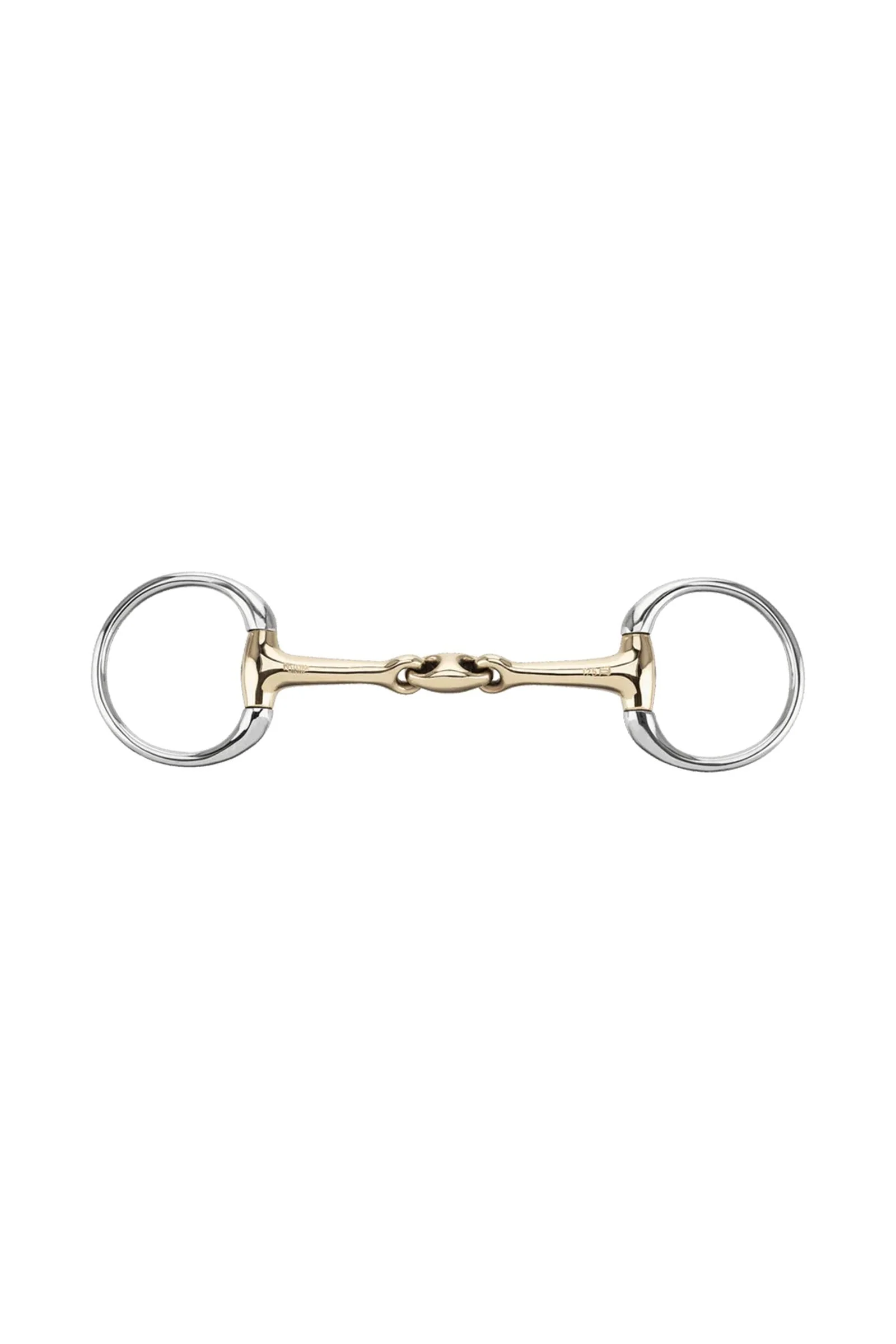 KK Ultra wędzidło oliwkowe, podwójnie łamane, 14 mm, Sensogan Metall 145 mm