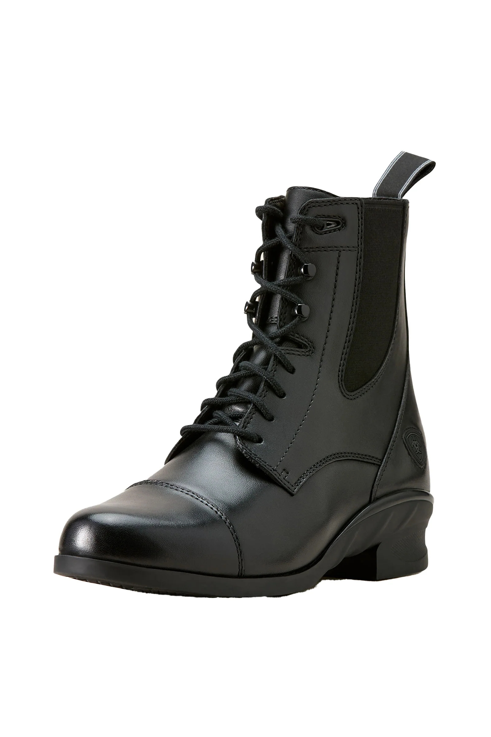 Heritage Sznurowane Oficerki Paddock, Damskie Black 036