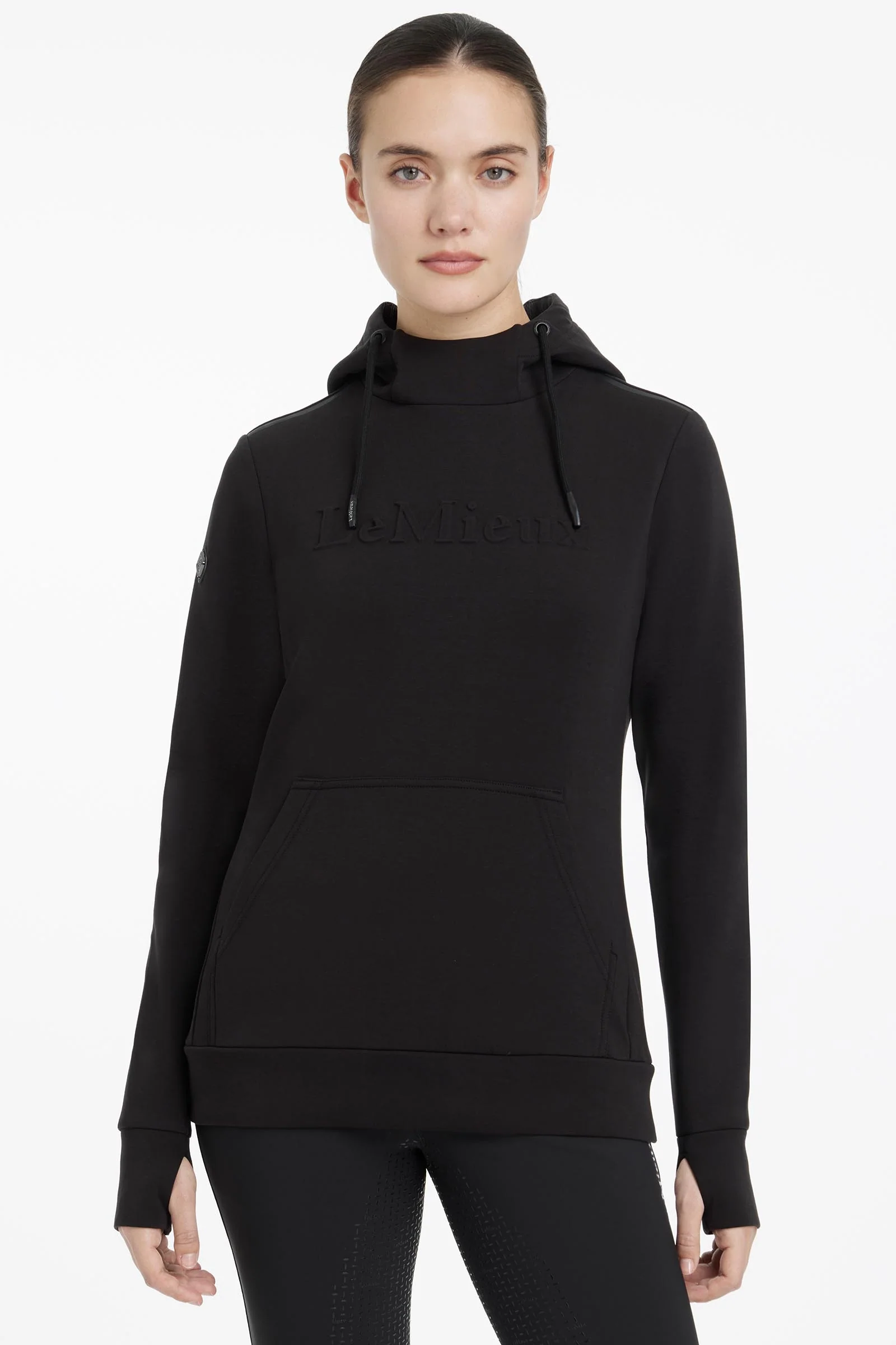 Classique damska bluza z kapturem Black 36