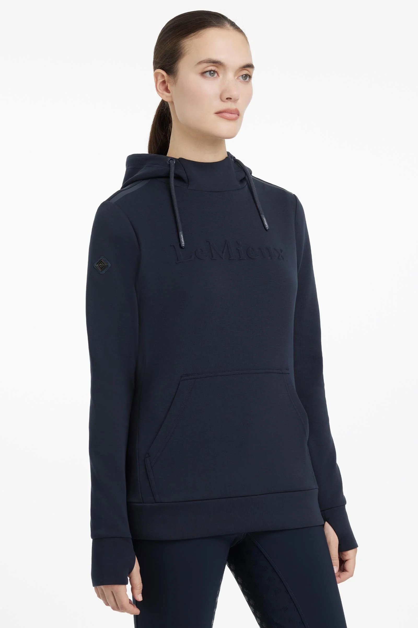 Classique damska bluza z kapturem Navy 42