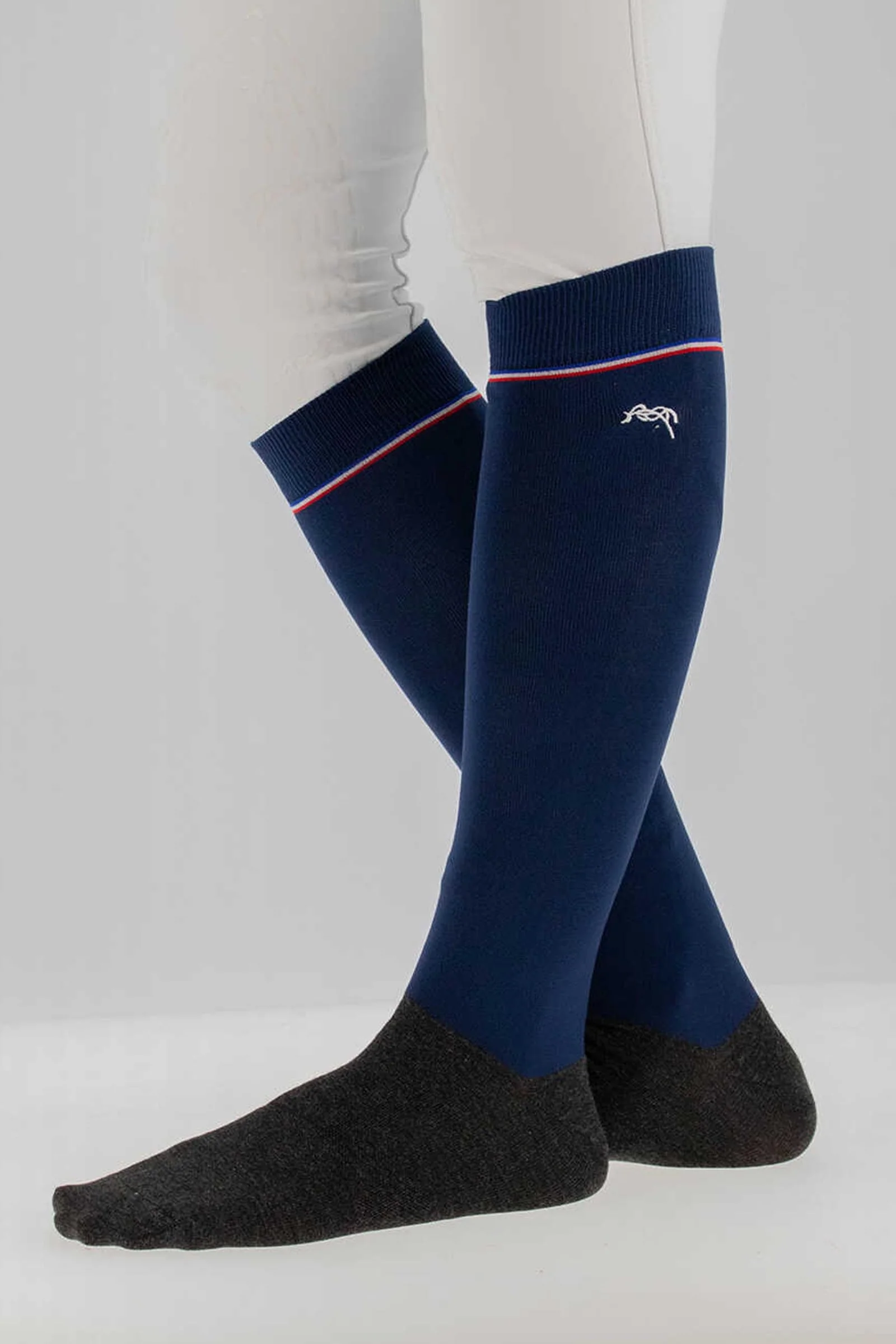 Luxe skarpety jeździeckie Navy 40 - 42