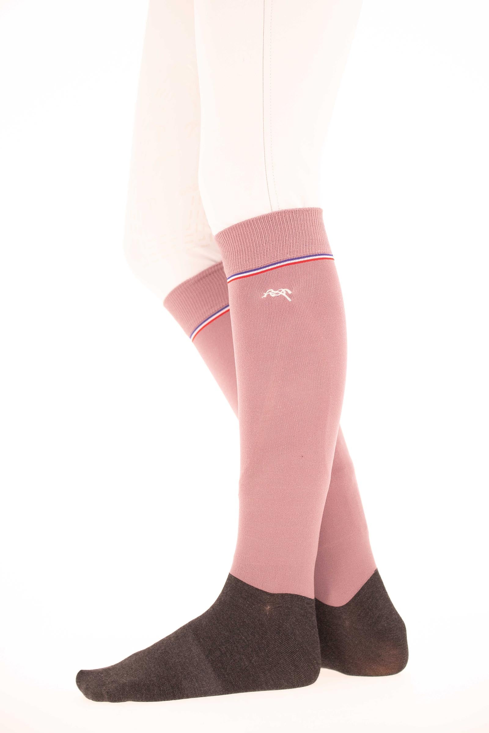 Luxe skarpety jeździeckie Powder Pink 40 - 42