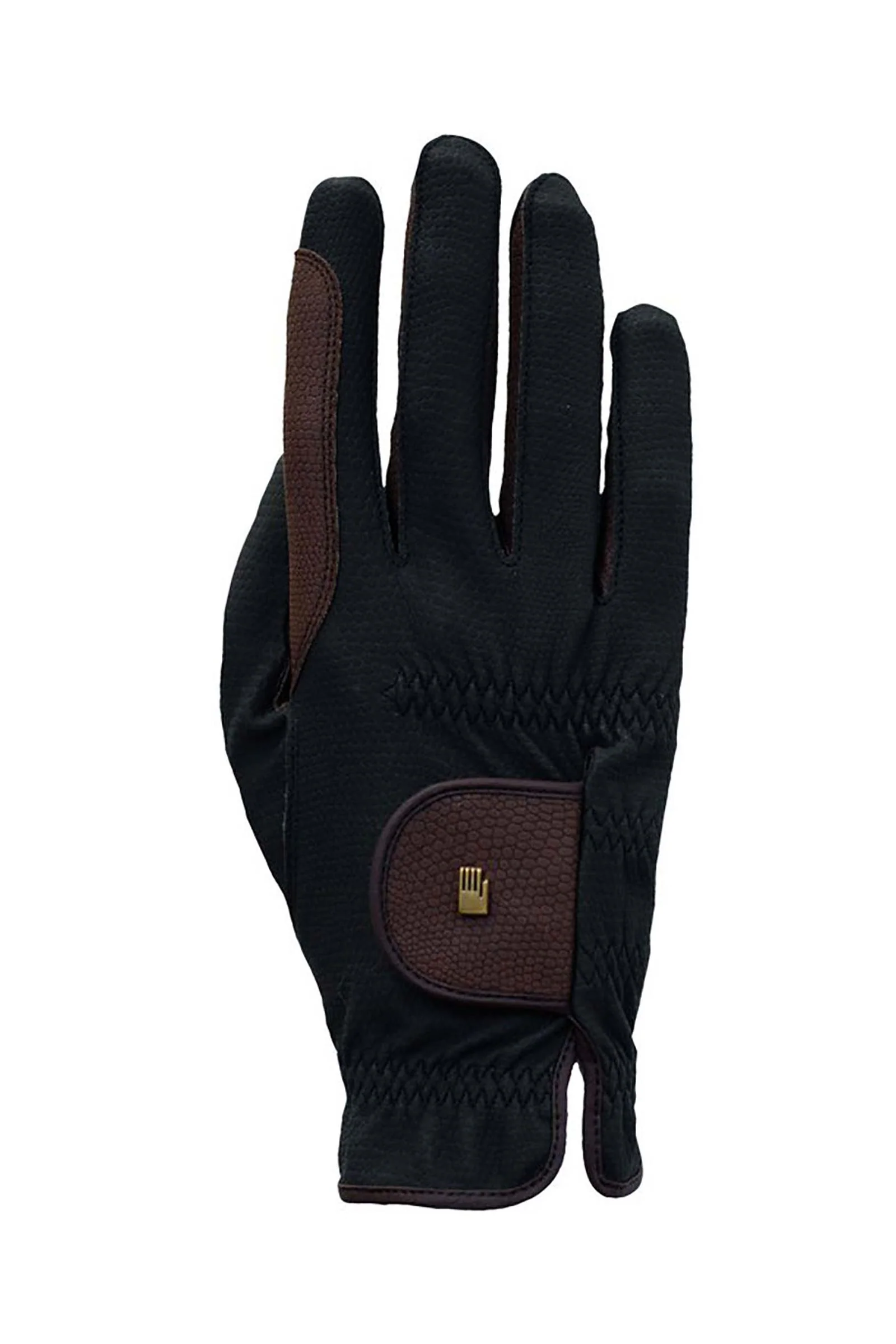 Malta Zimowe rękawiczki jeździeckie Black/Dark Brown 7