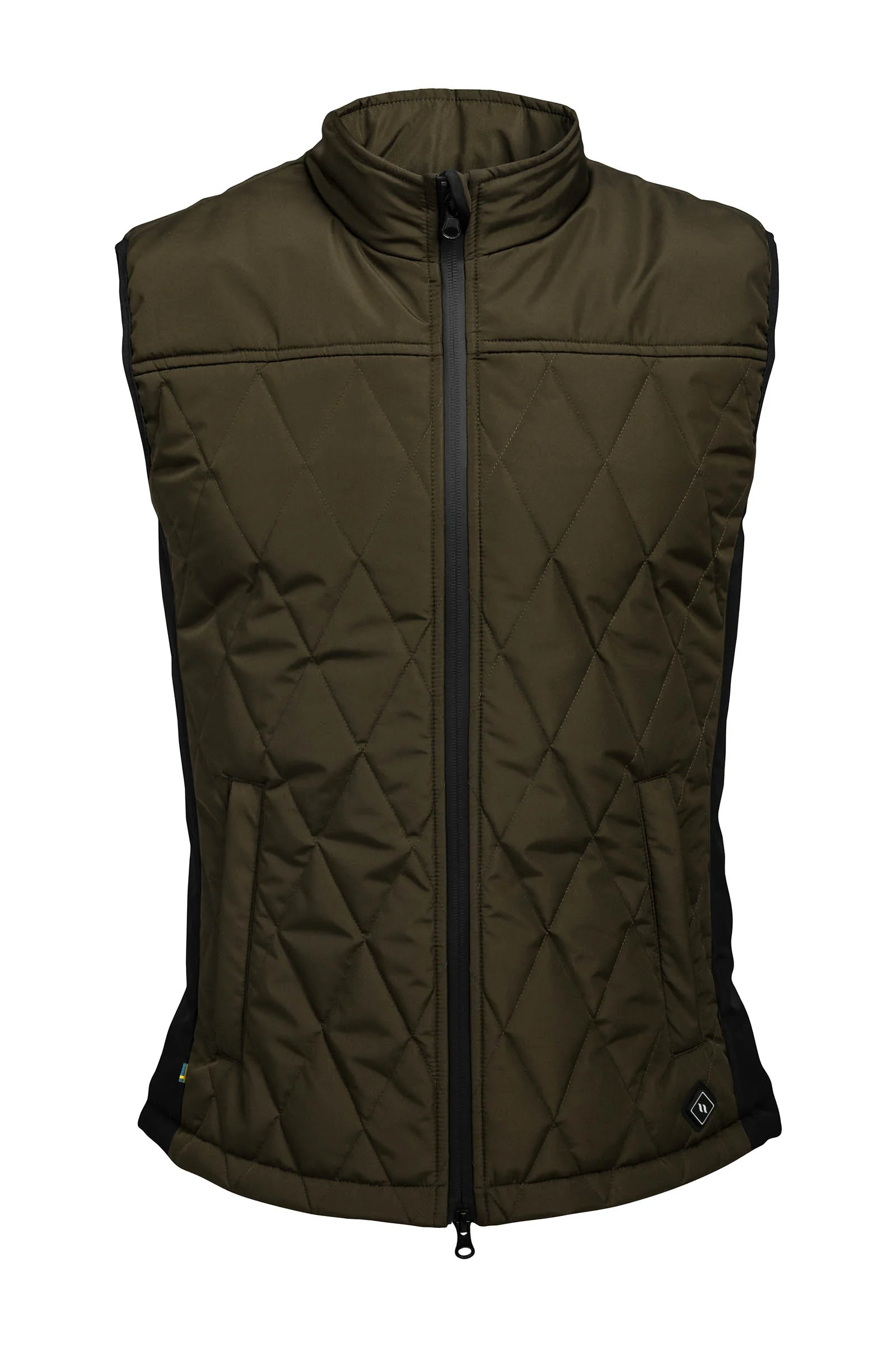 Mens Heated Vest Teide Olive XL